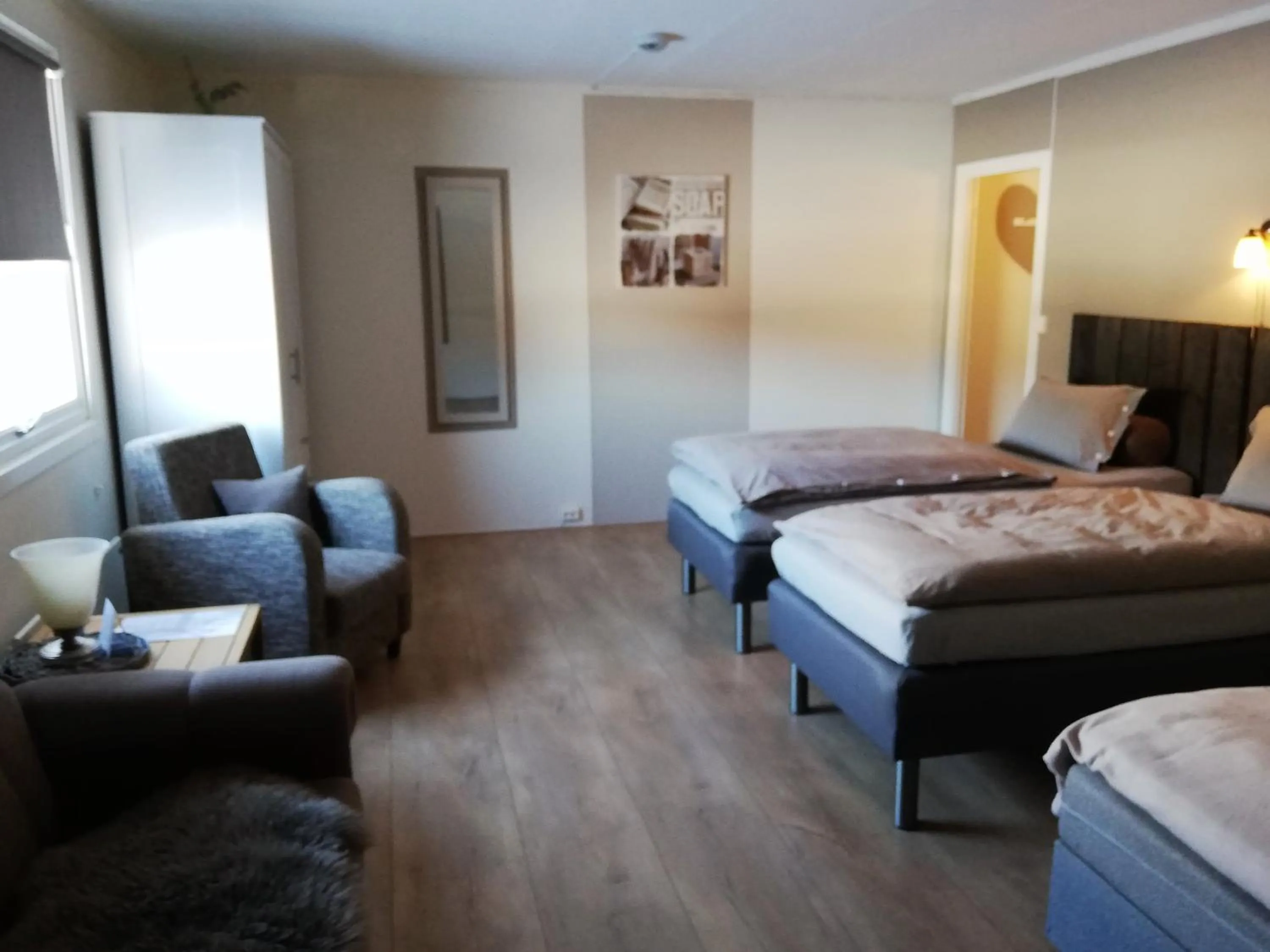 Bed in Løvheim Gjestehus