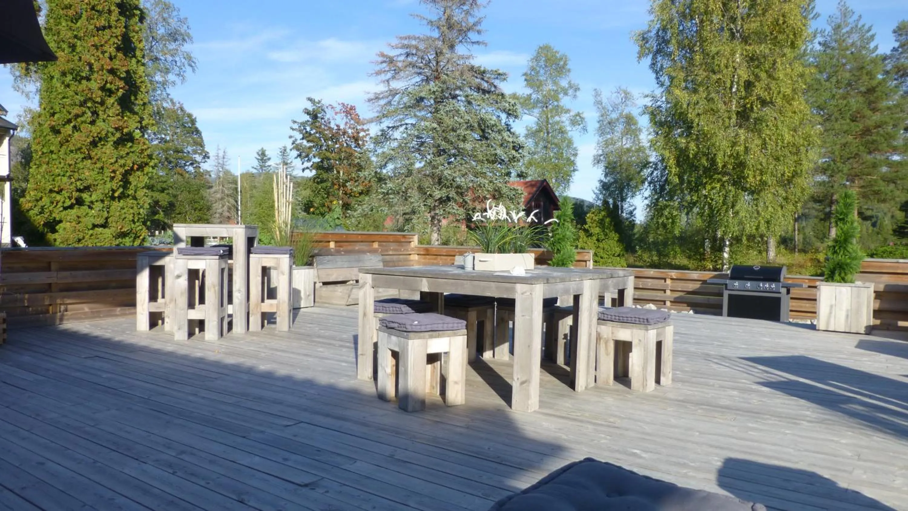 Balcony/Terrace in Løvheim Gjestehus