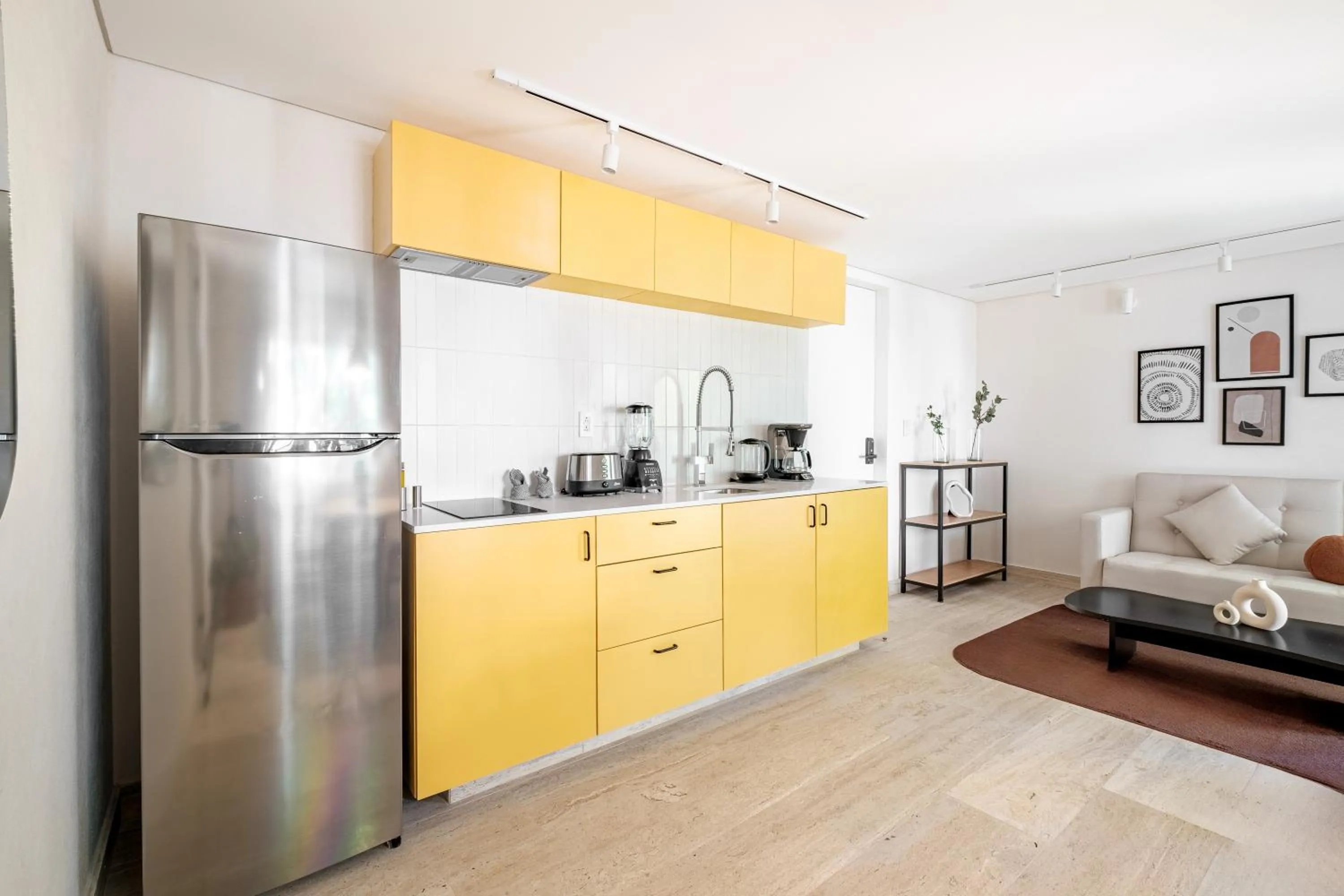 Coffee/tea facilities, Bed in Nido Condesa