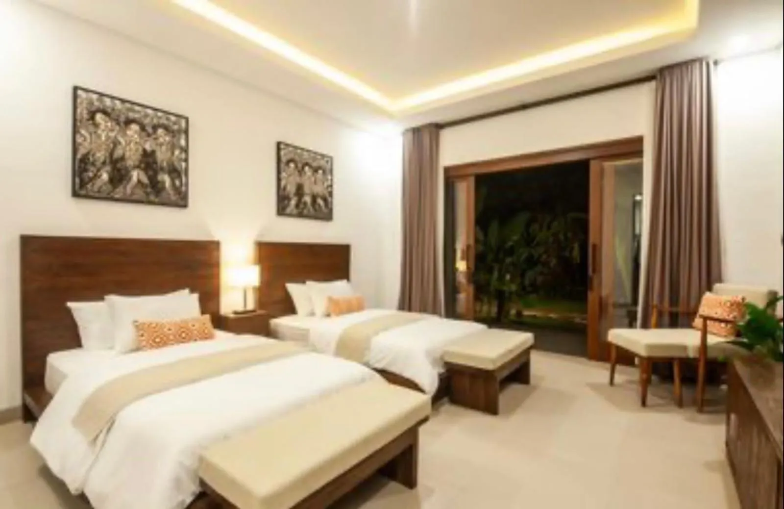 Bed in Griya Shanti Suites