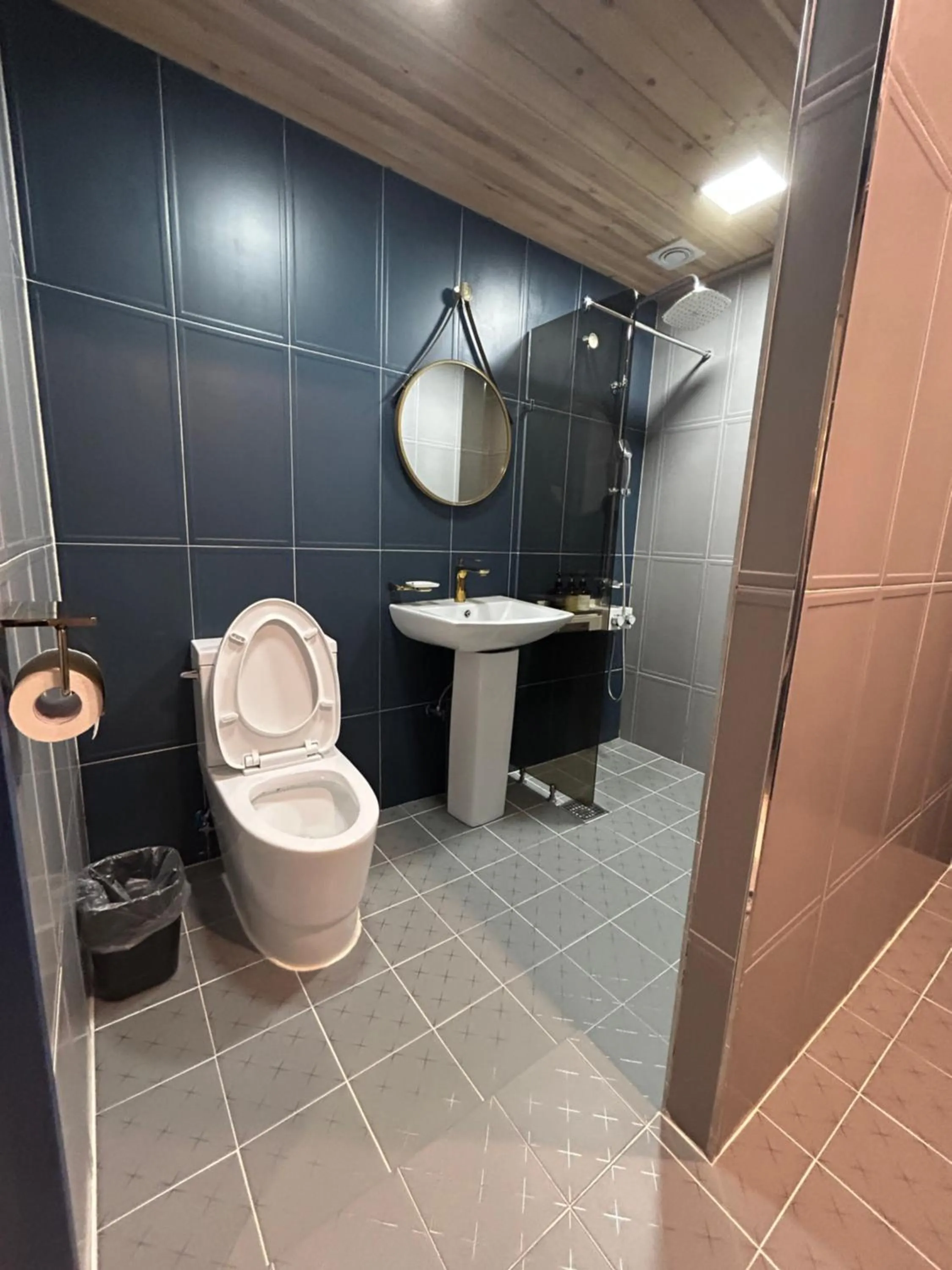 Shower in Heimish Hotel