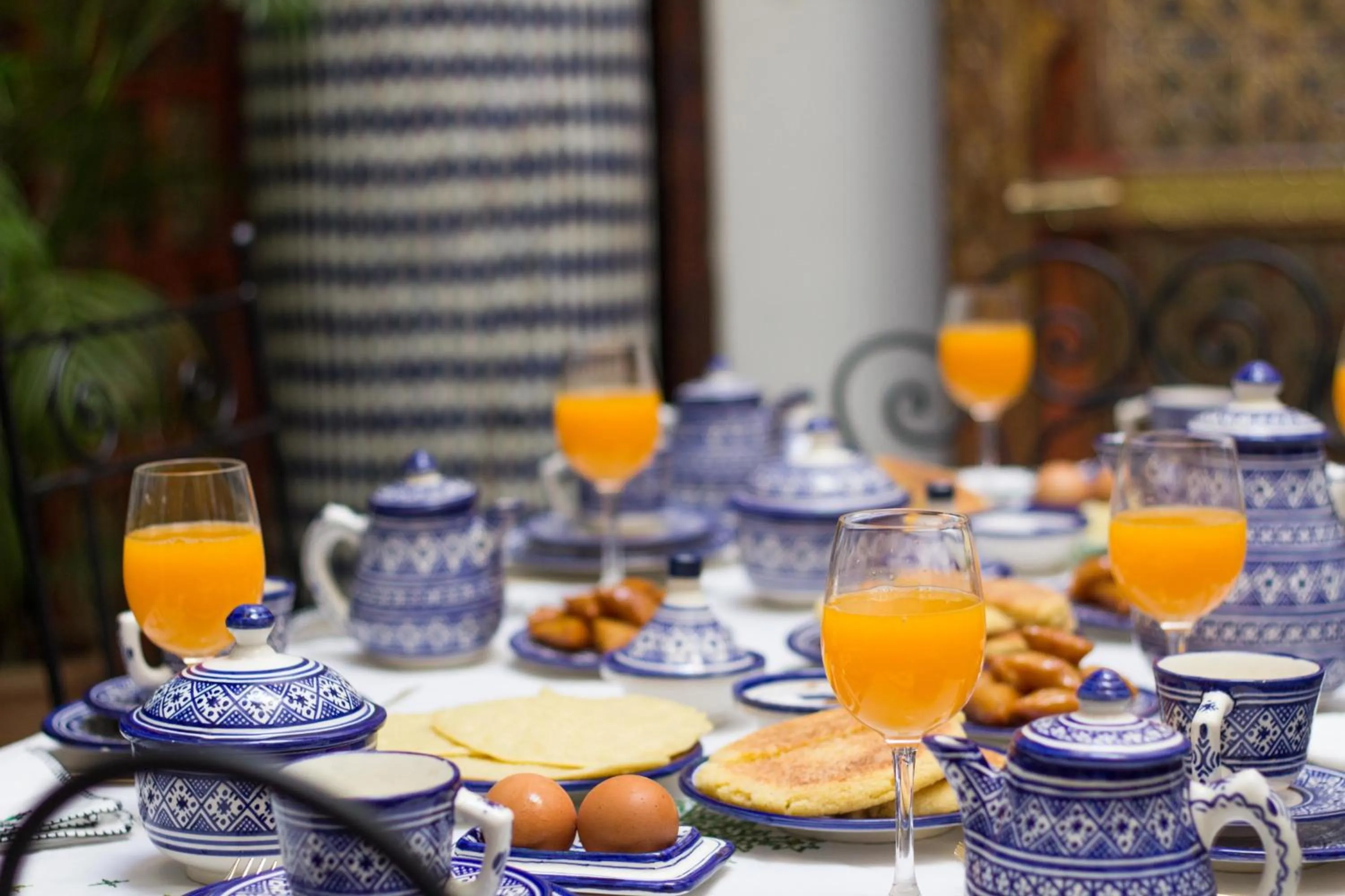 Breakfast in Riad Sanaa Rose