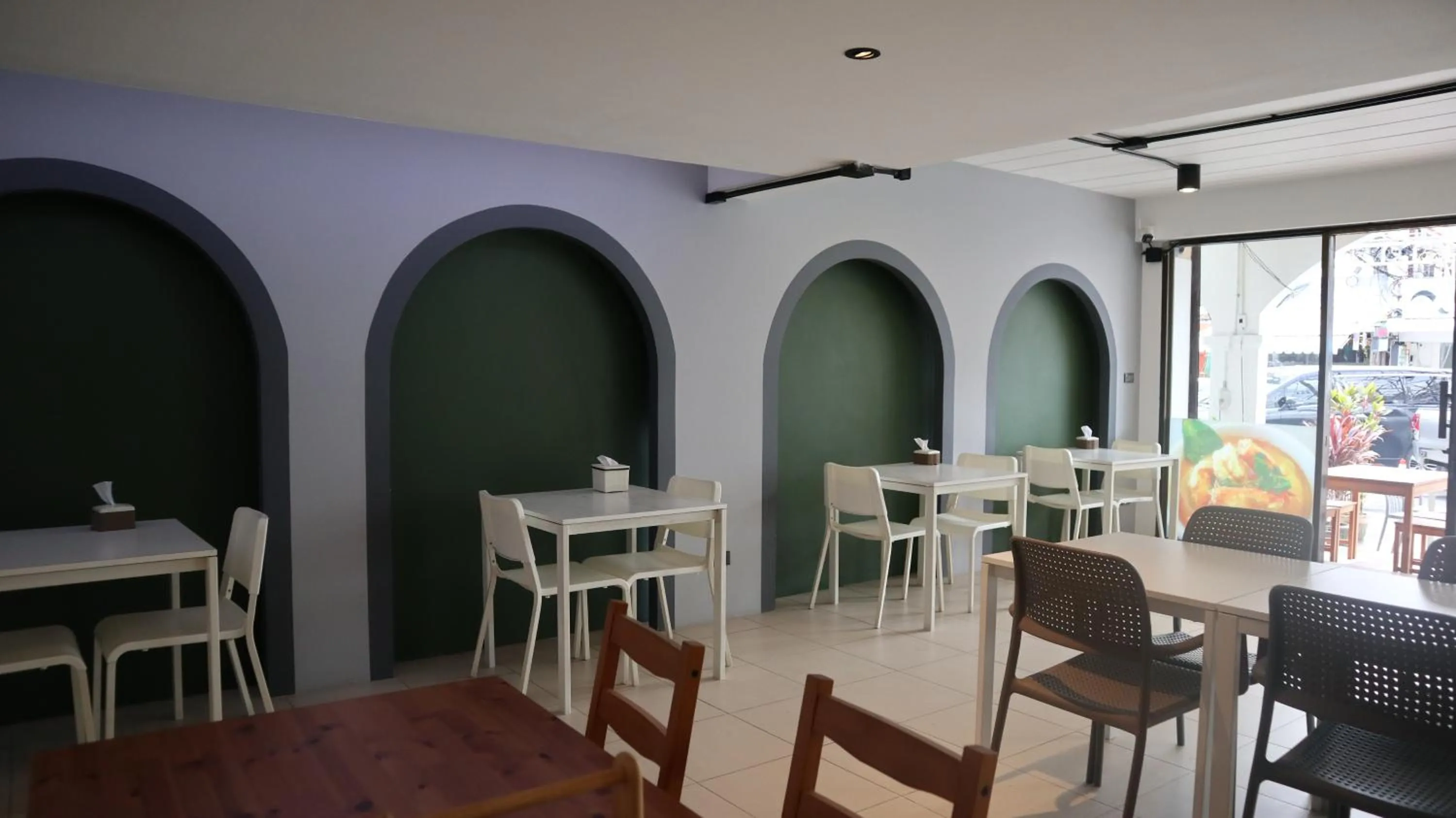 Seating area in Patong Triple P