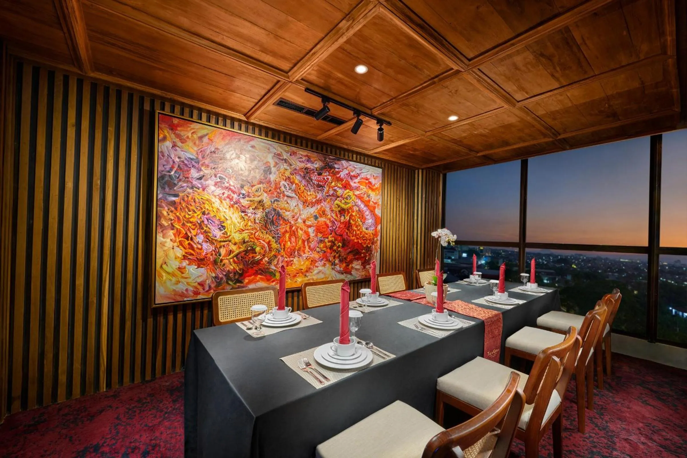 Lounge or bar in The Alana Hotel Malang