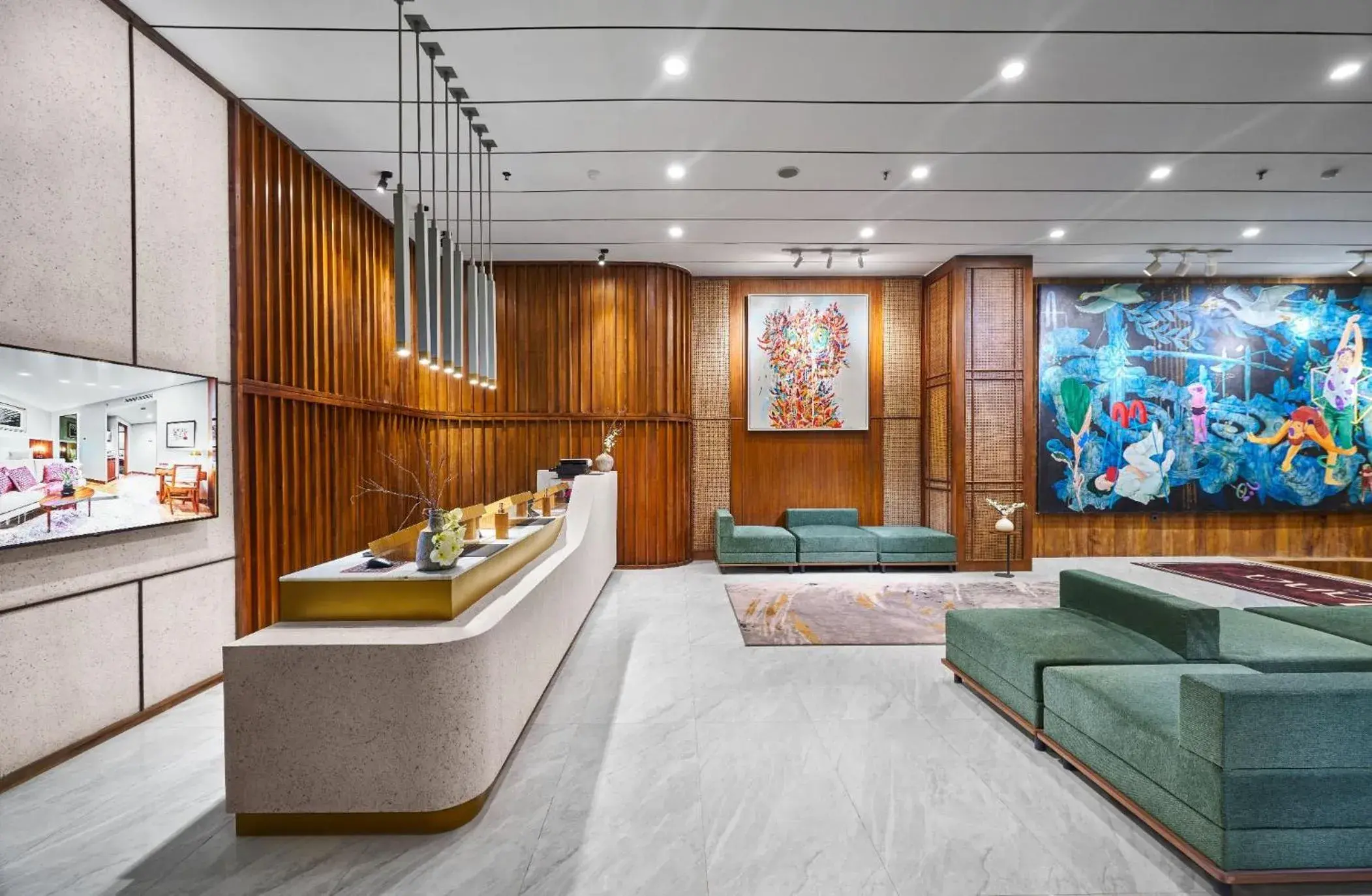 Lobby or reception in The Alana Hotel Malang Lobby or reception in The Alana Hotel Malang