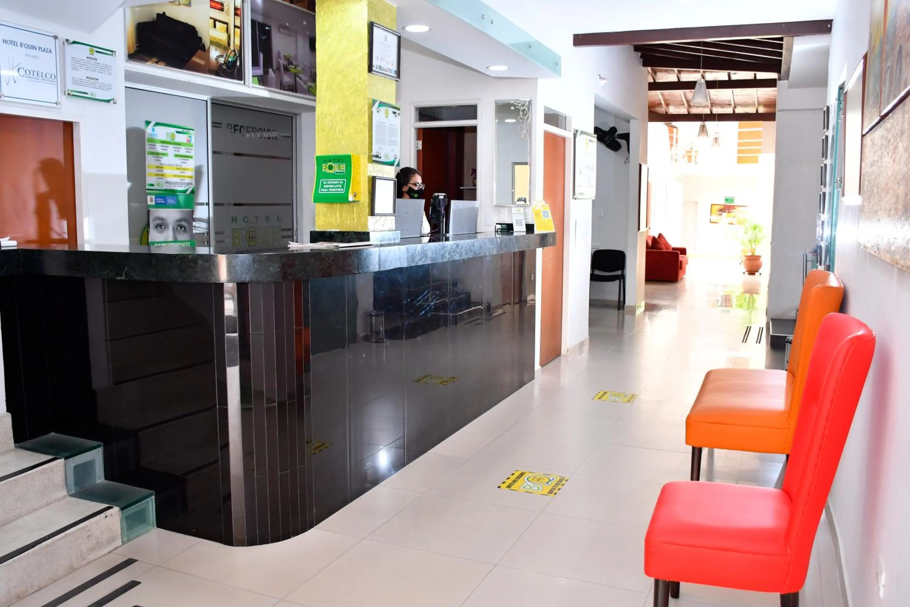 Lobby or reception in Hotel B`Quin Plaza Cúcuta