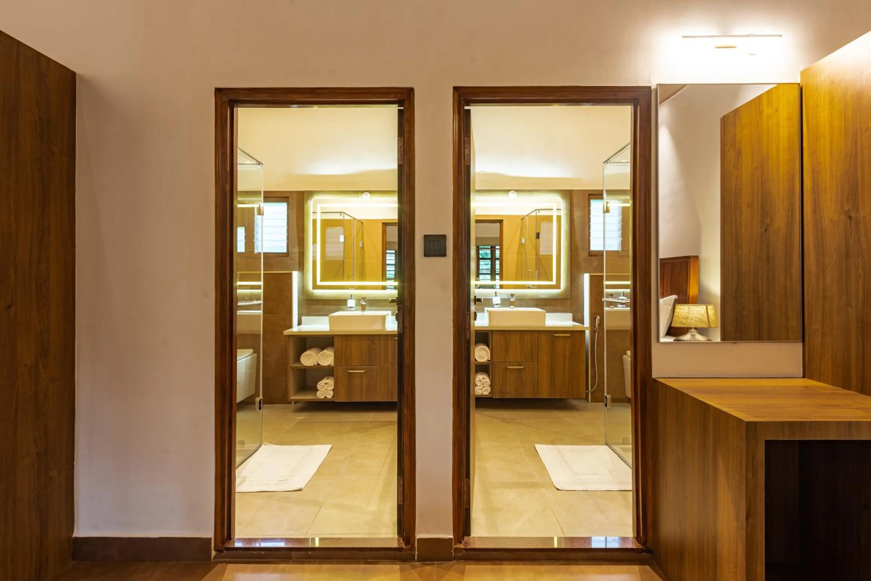 Bathroom in Shanthi Kunnj Riverside Exotica Chikmagalur