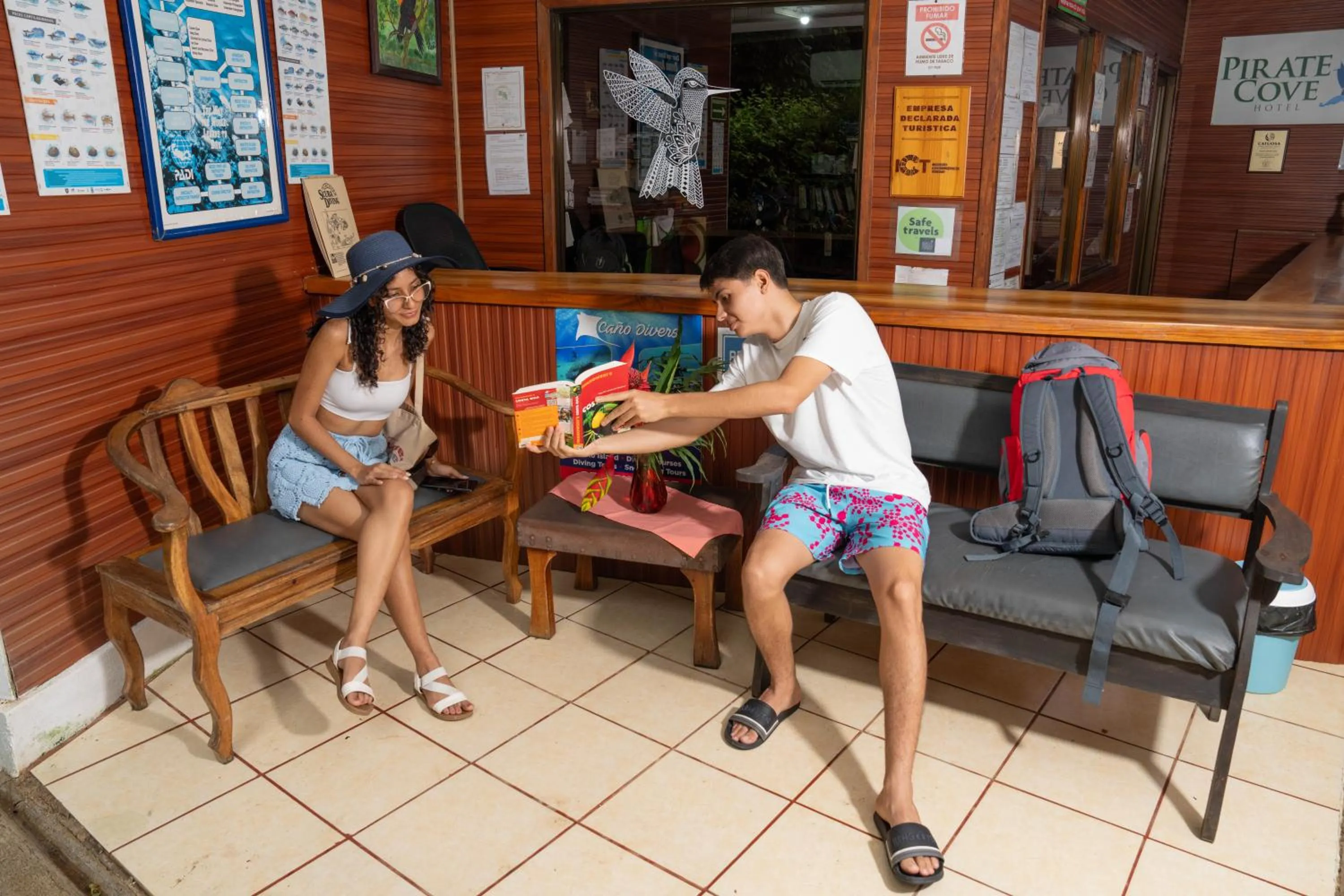 Lobby or reception in Pirate Cove