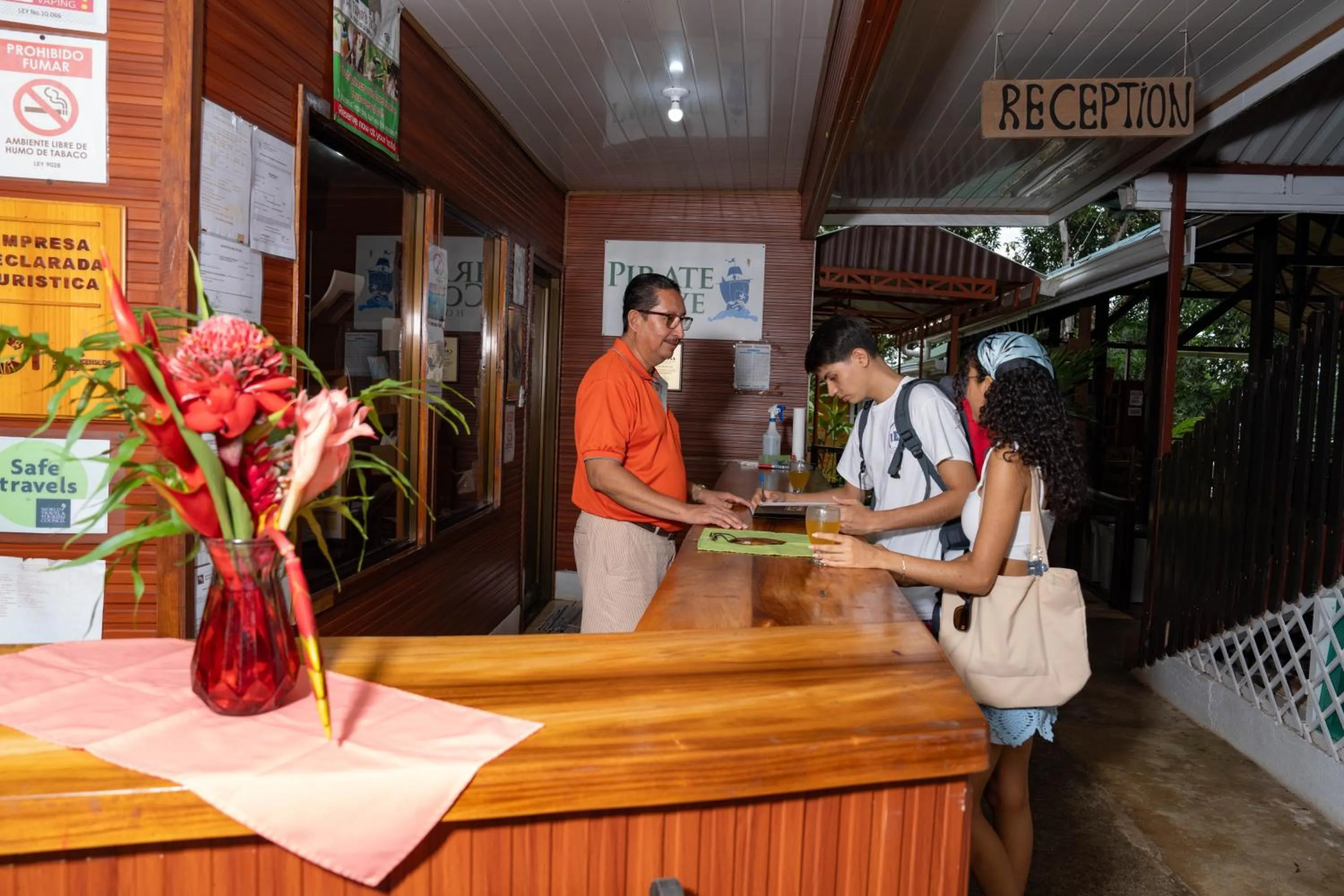 Lobby or reception in Pirate Cove