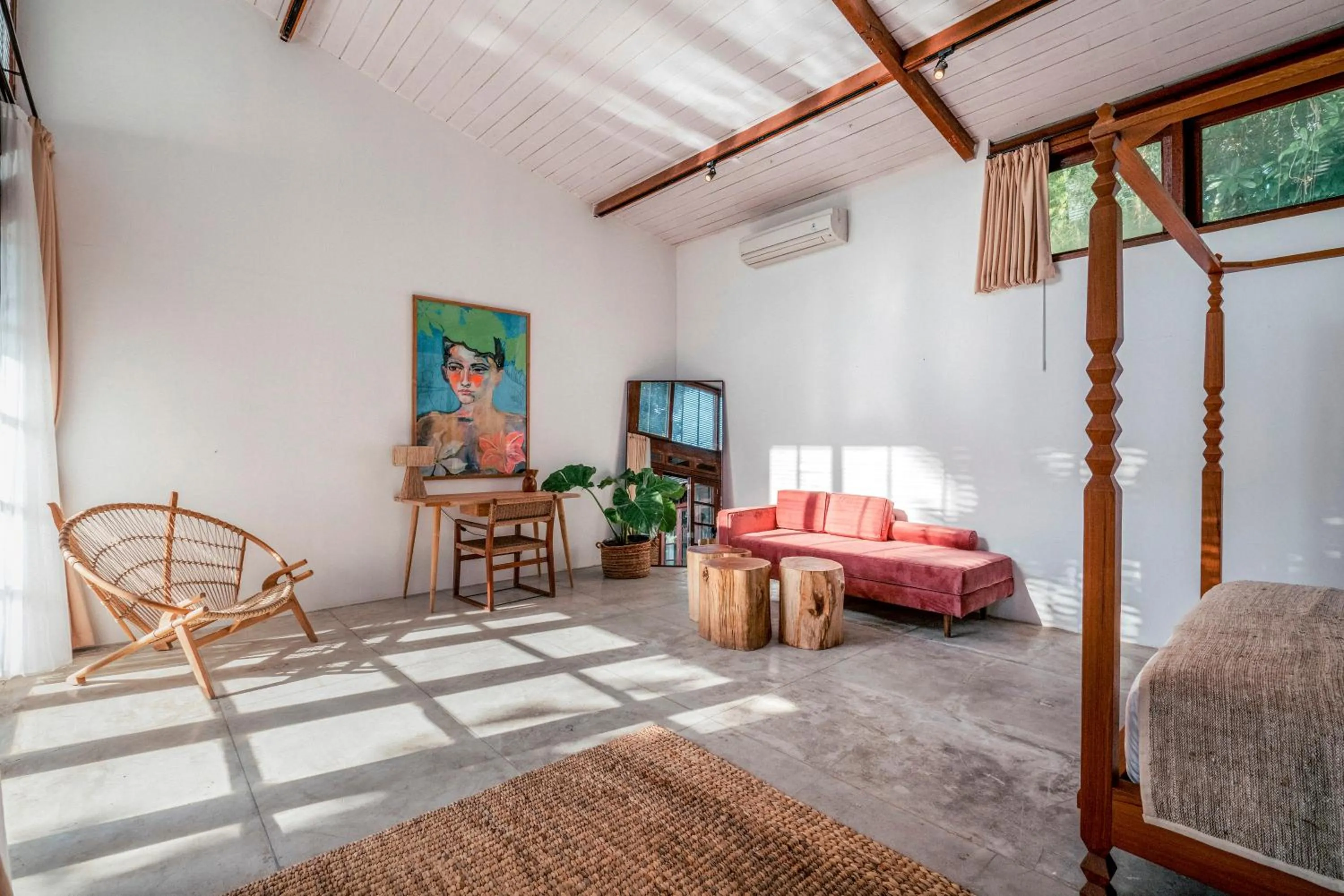 Bedroom, Bed in Batu Belig Living Apartment Seminyak