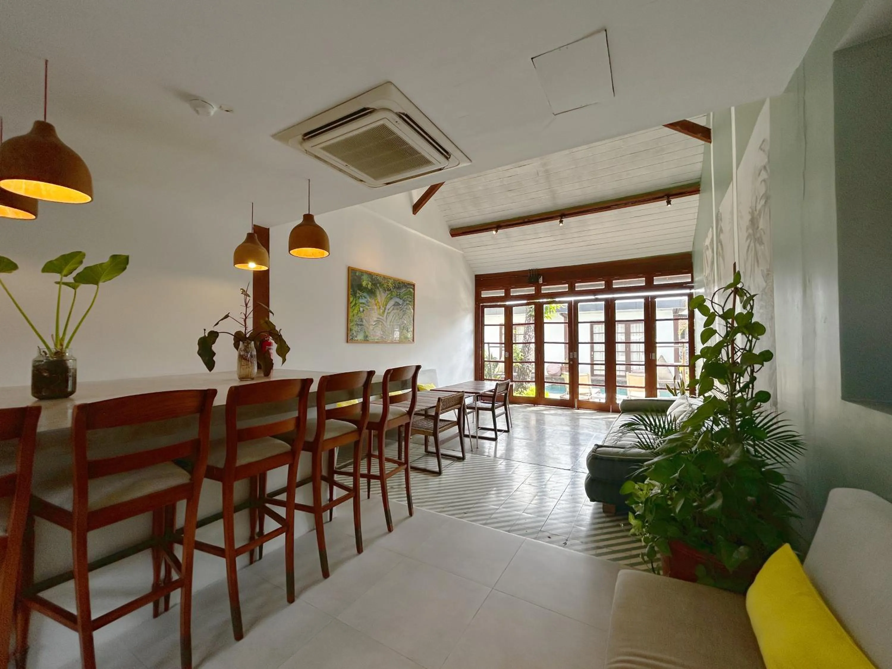 Seating area in Batu Belig Living Apartment Seminyak
