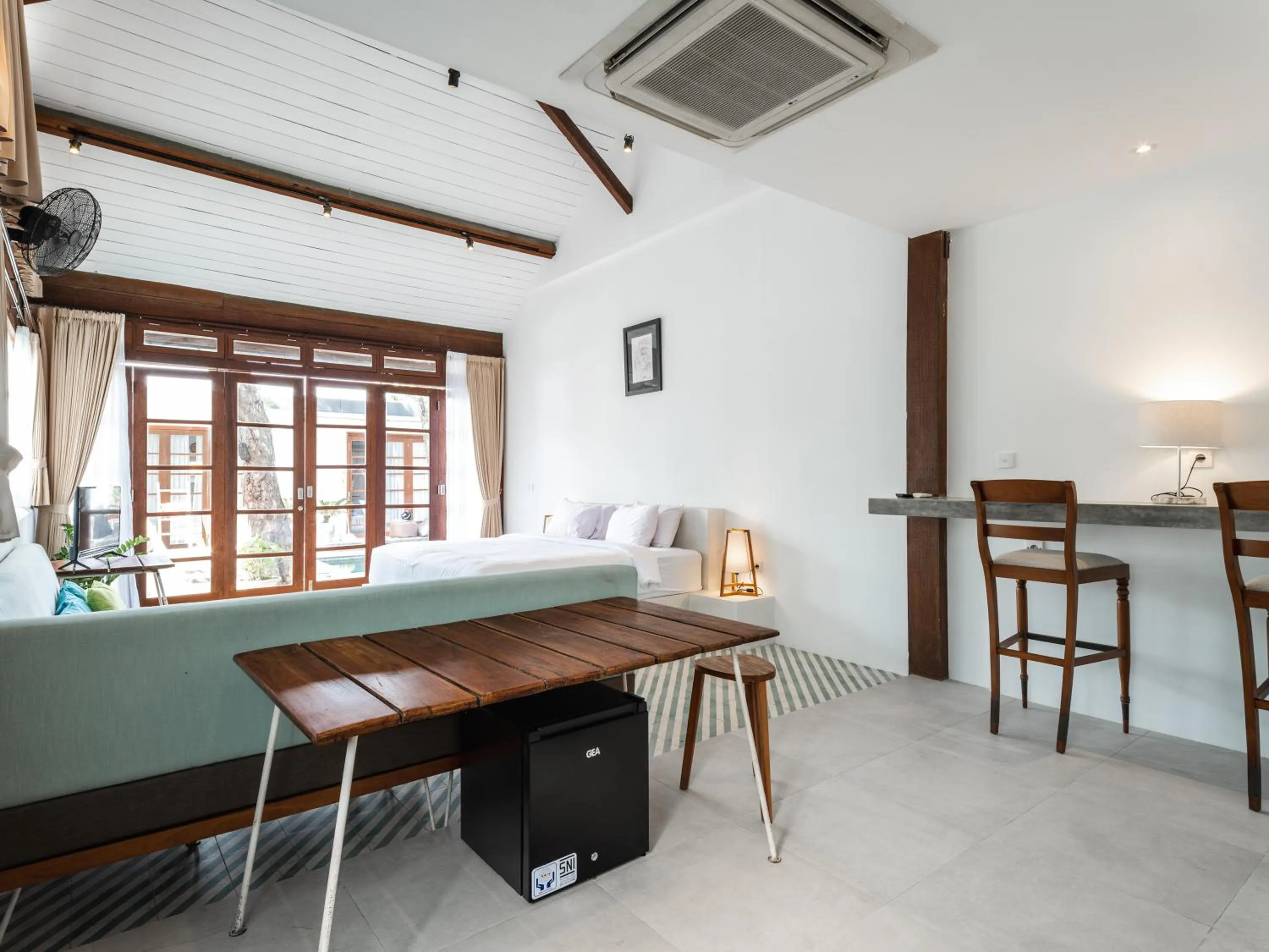 Living room in Batu Belig Living Apartment Seminyak