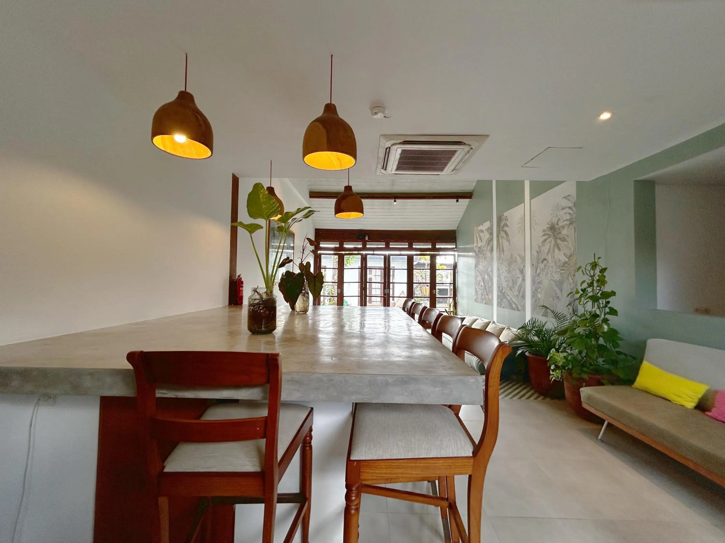 Seating area in Batu Belig Living Apartment Seminyak