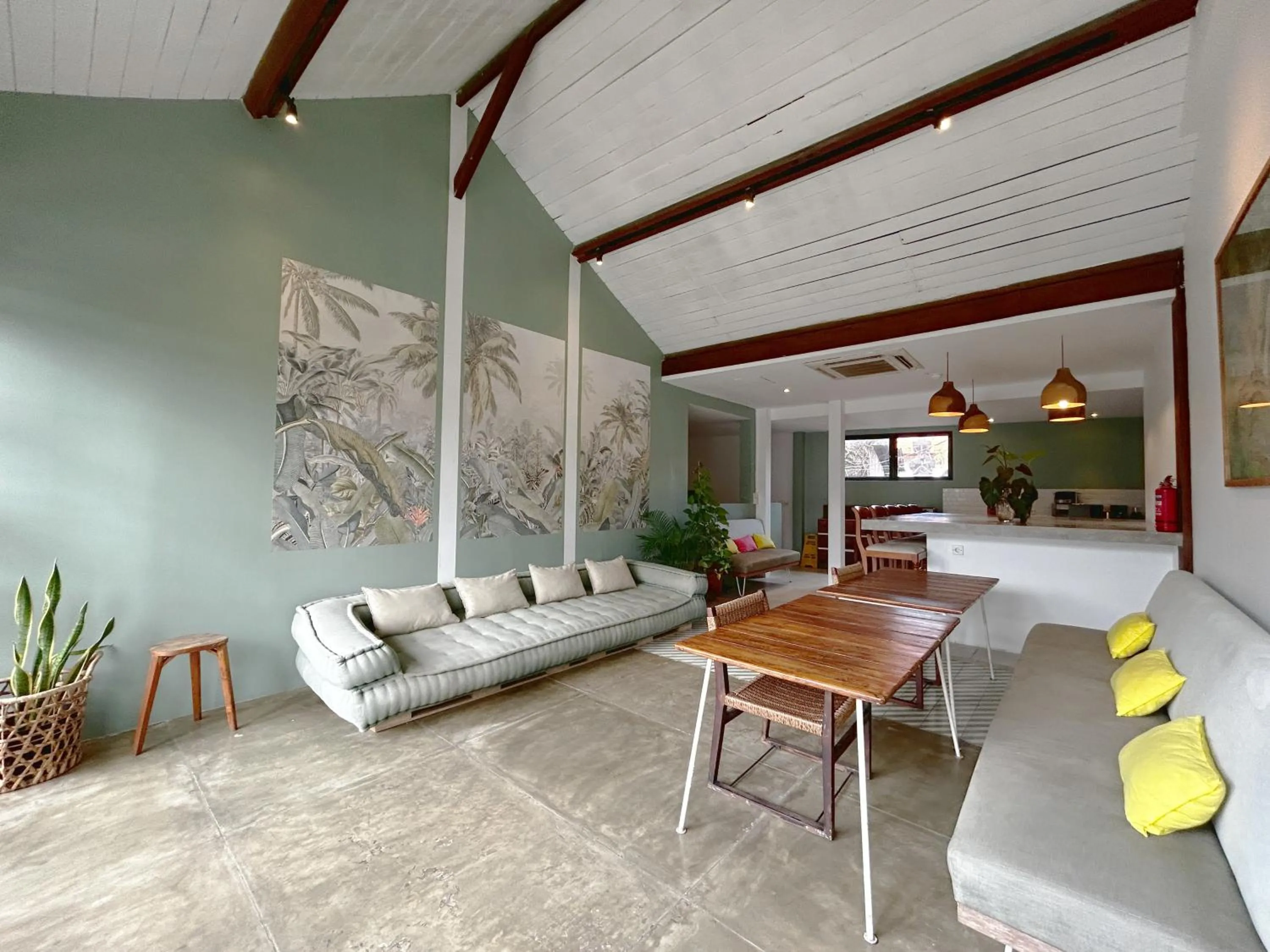 Seating area in Batu Belig Living Apartment Seminyak