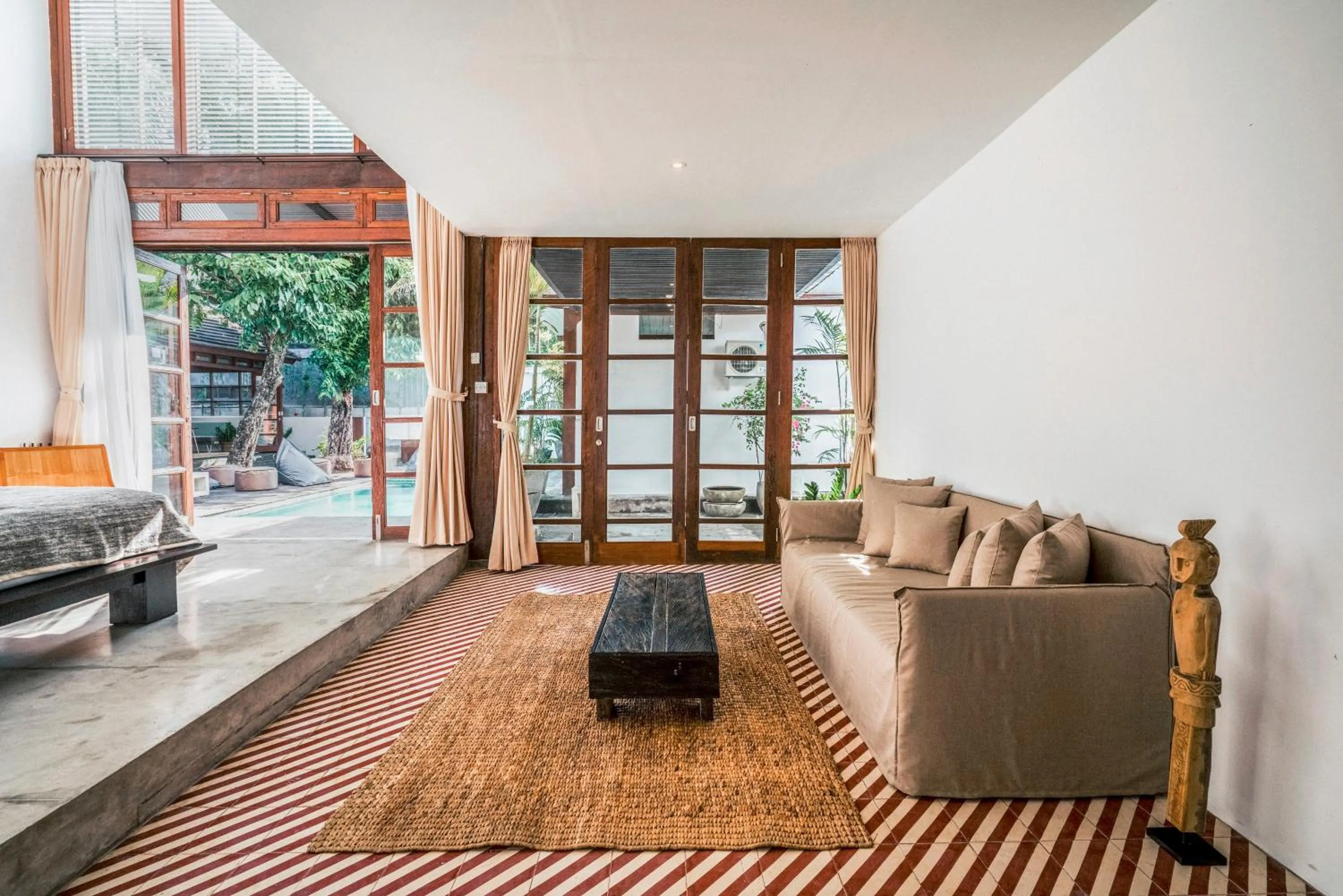 Living room in Batu Belig Living Apartment Seminyak