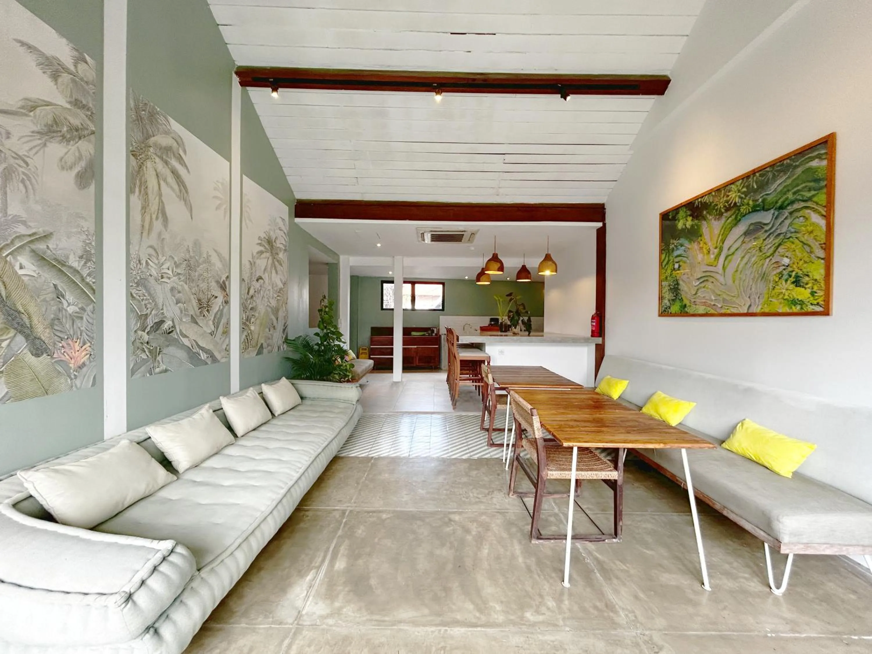 Seating area in Batu Belig Living Apartment Seminyak