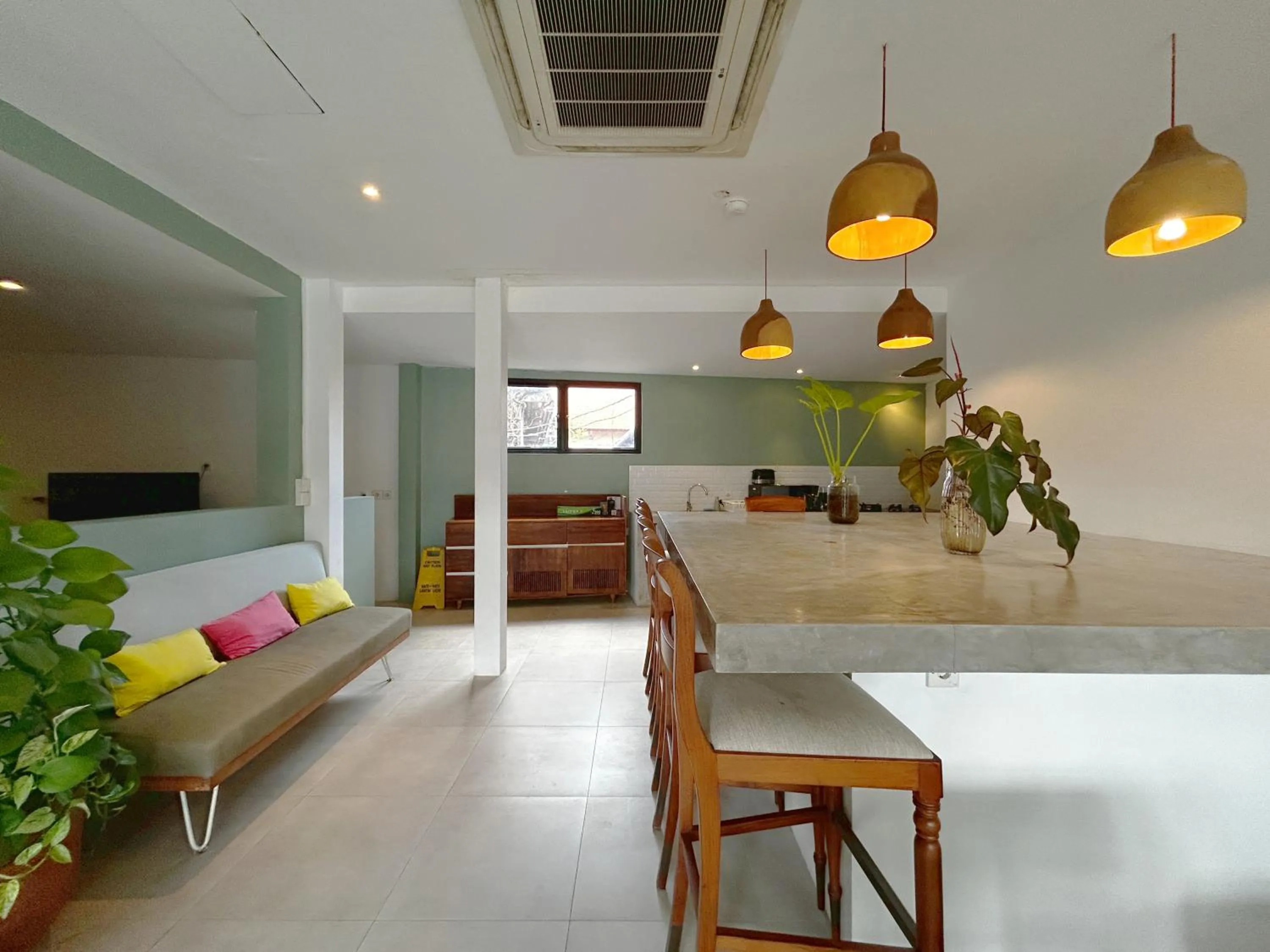 Seating area in Batu Belig Living Apartment Seminyak