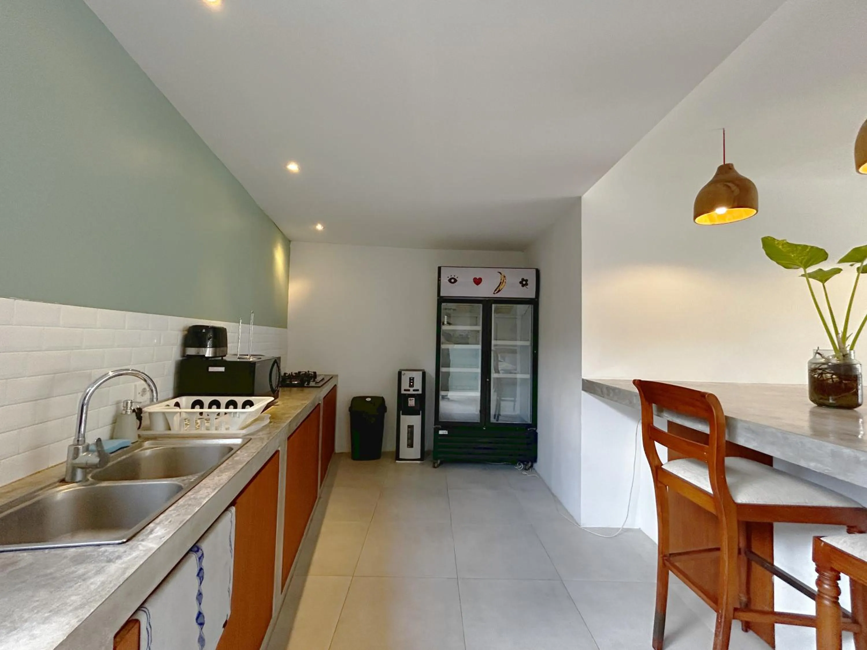 kitchen in Batu Belig Living Apartment Seminyak