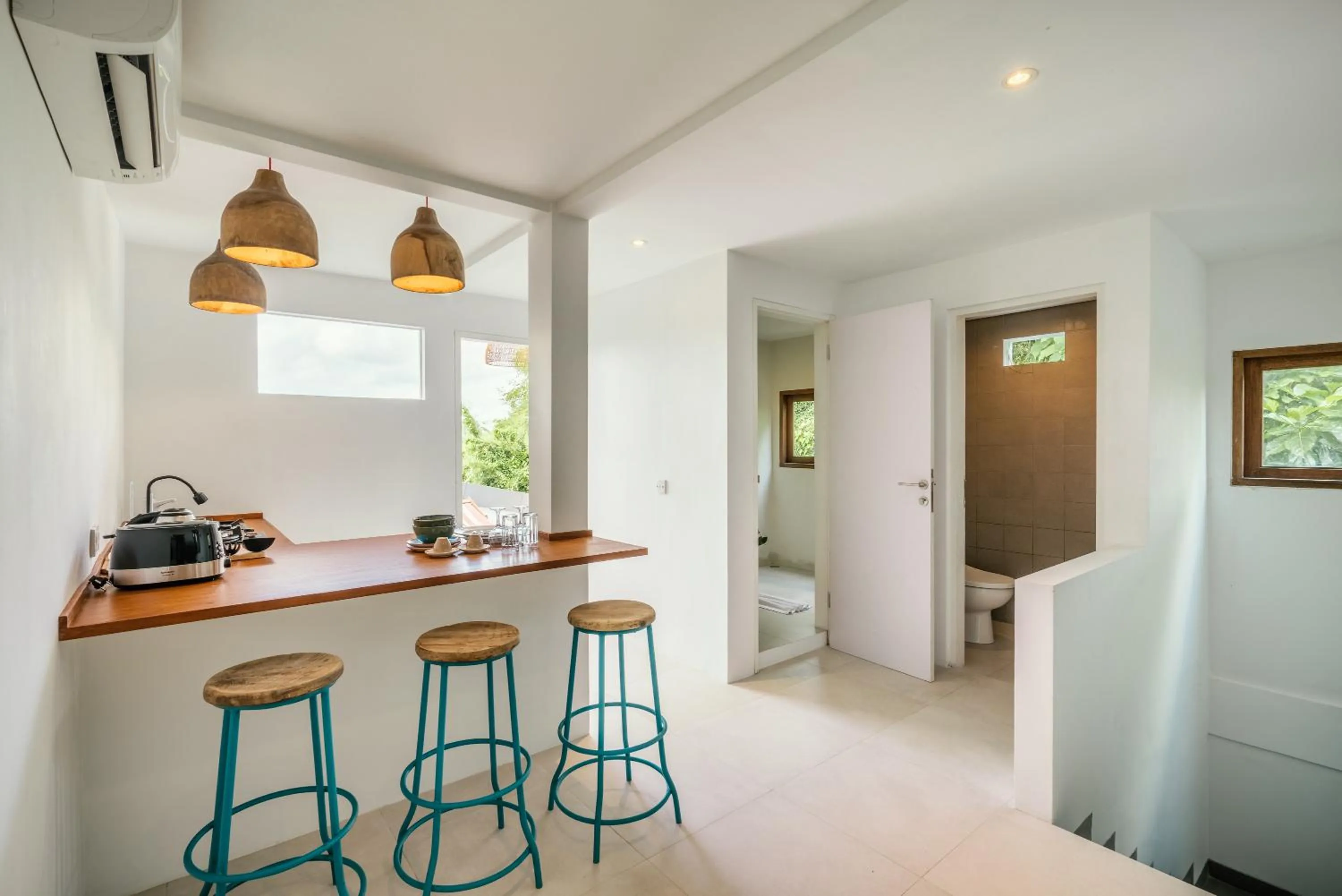 Kitchen or kitchenette in Batu Belig Living Apartment Seminyak