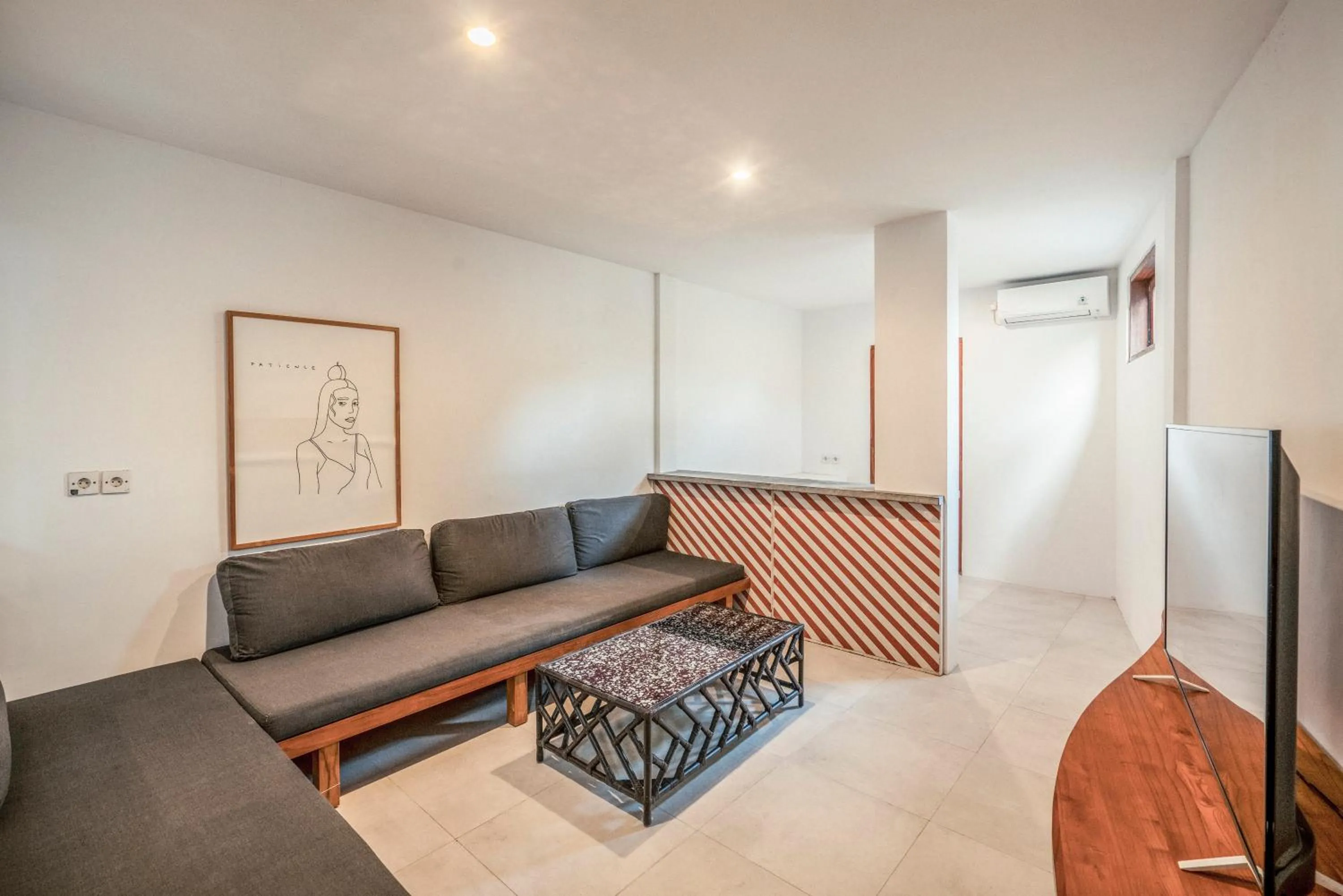 Living room in Batu Belig Living Apartment Seminyak