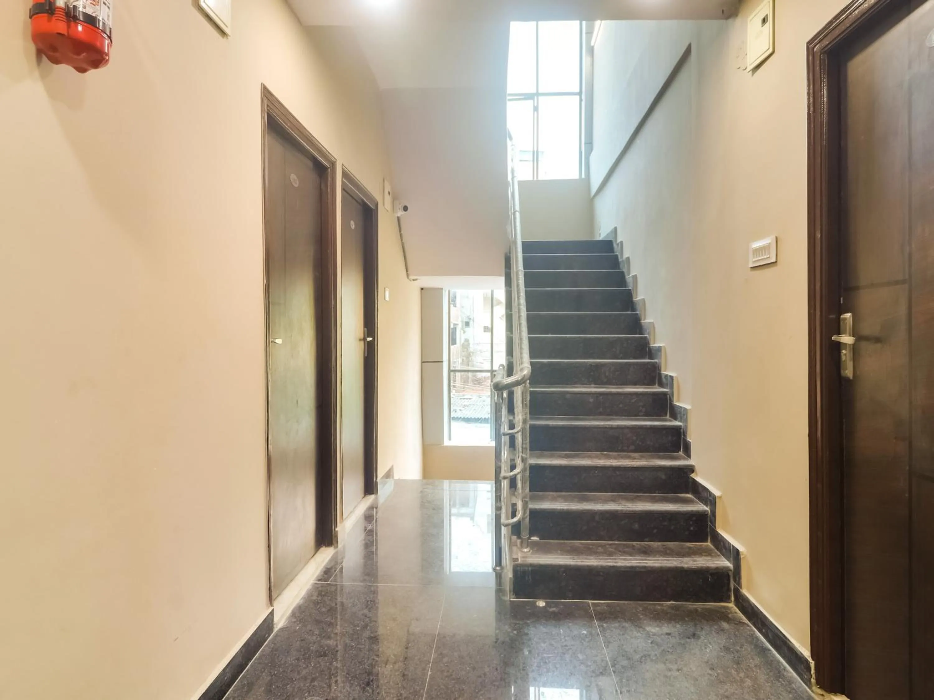 Lobby or reception in Super Hotel O RED STONE