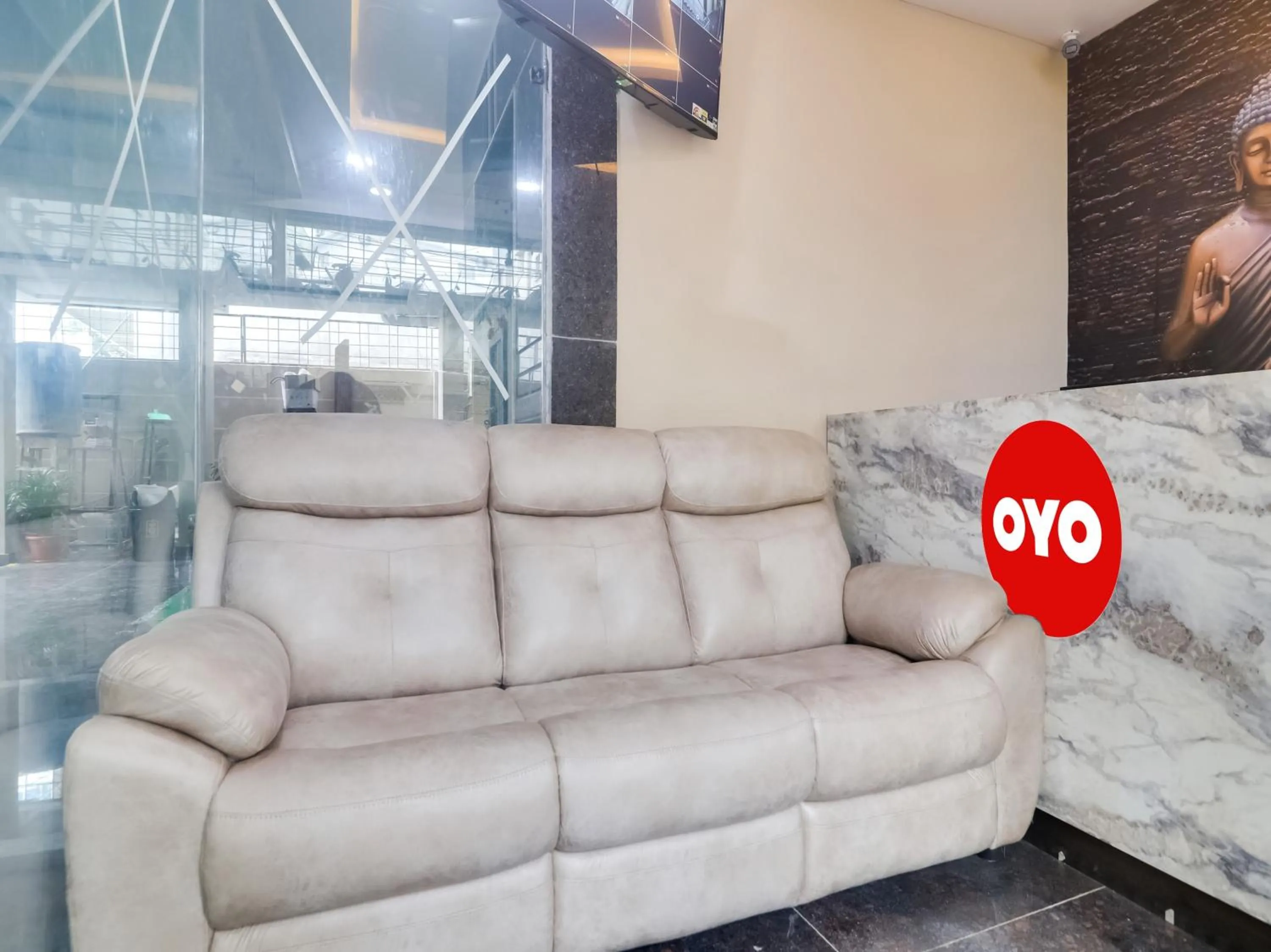 Lobby or reception in Super Hotel O RED STONE