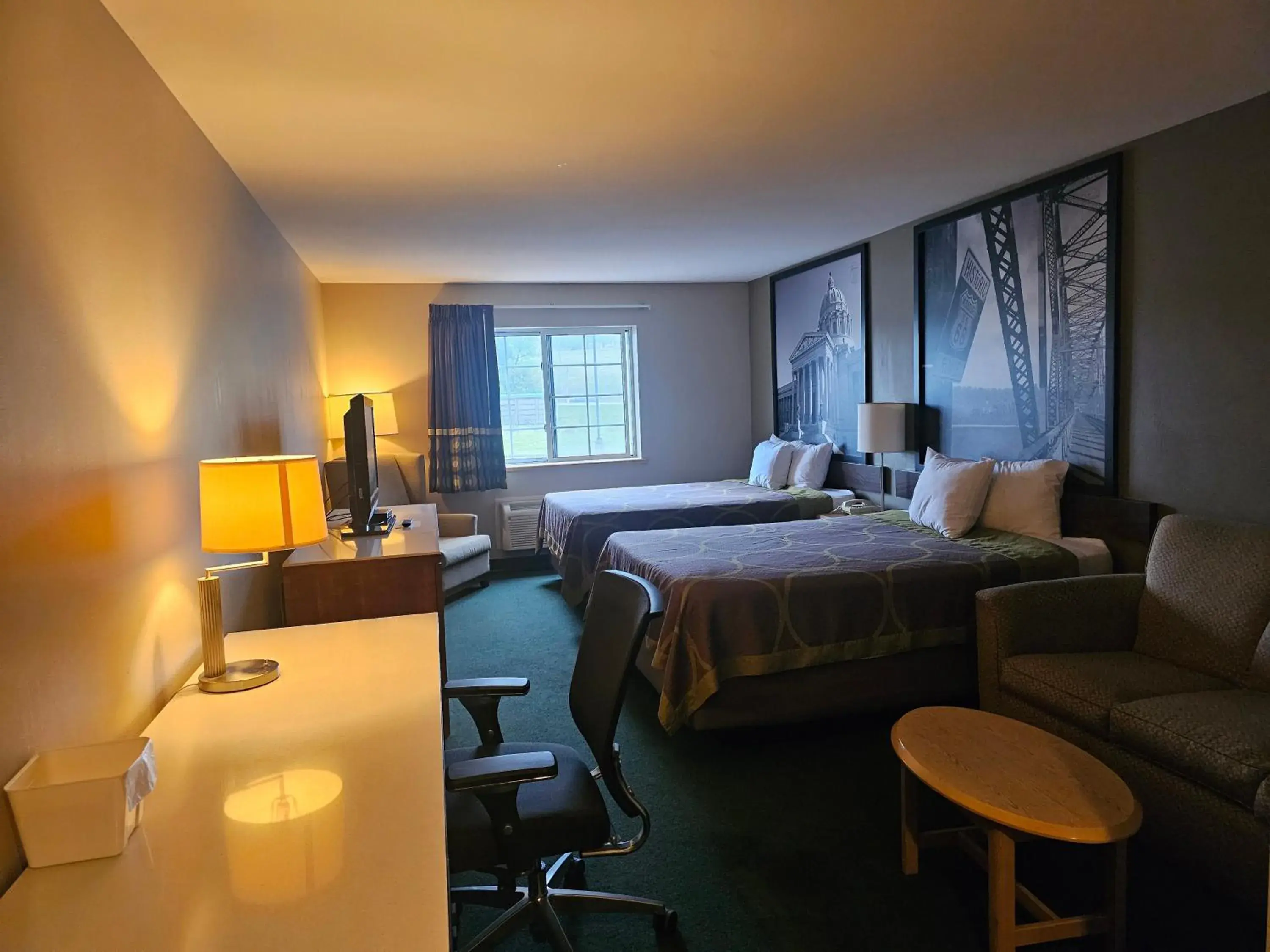 Bed in Super 8 by Wyndham Ava Bed in Super 8 by Wyndham Ava