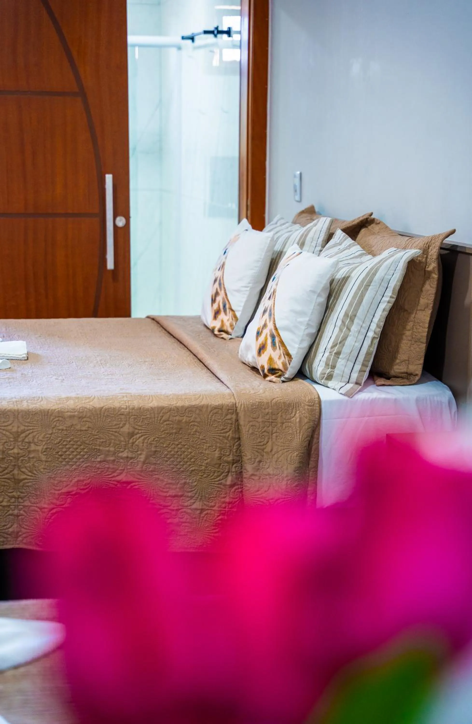 Bed in Pousada Paraíso Tropical