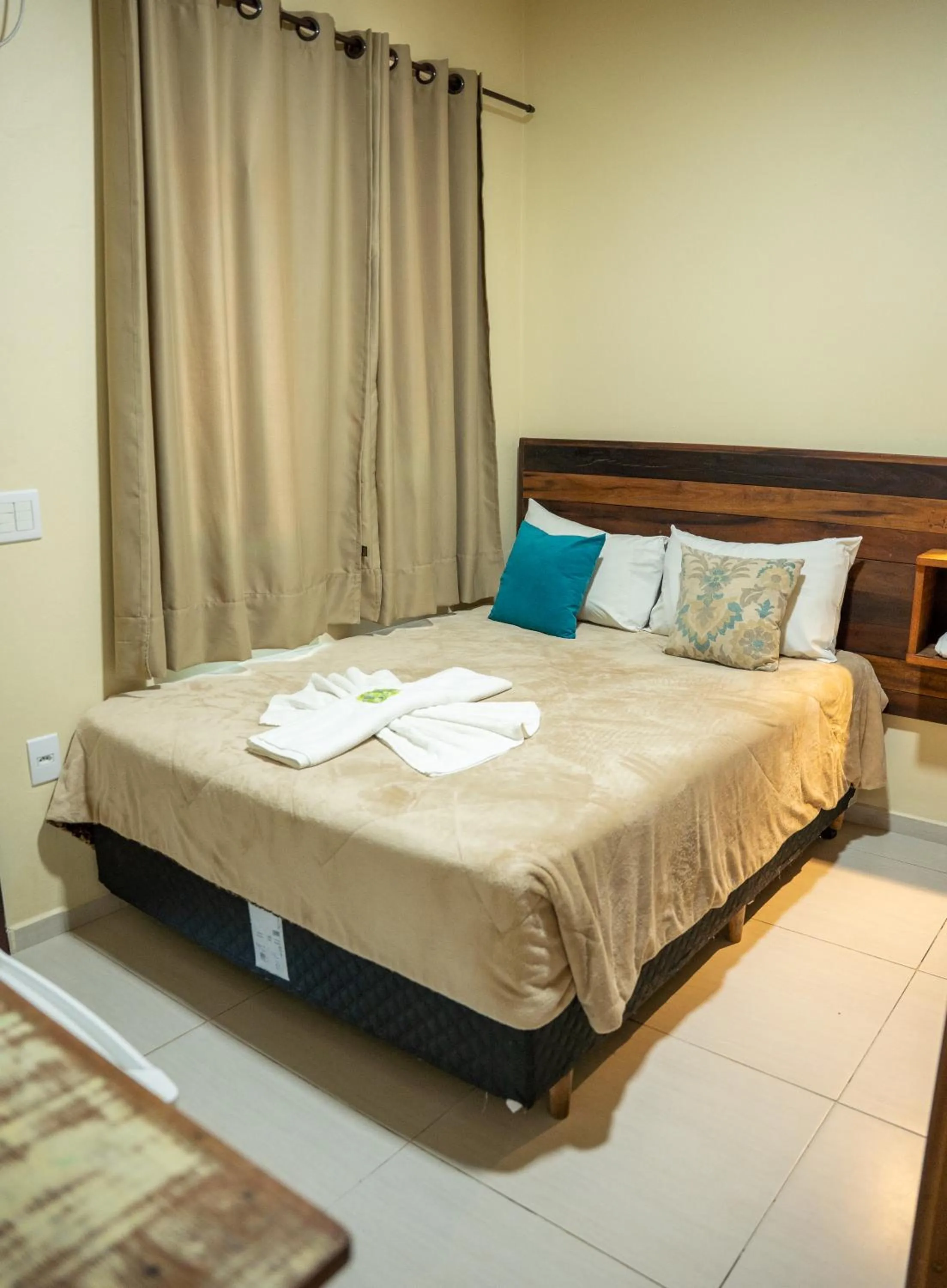 Bed in Pousada Paraíso Tropical