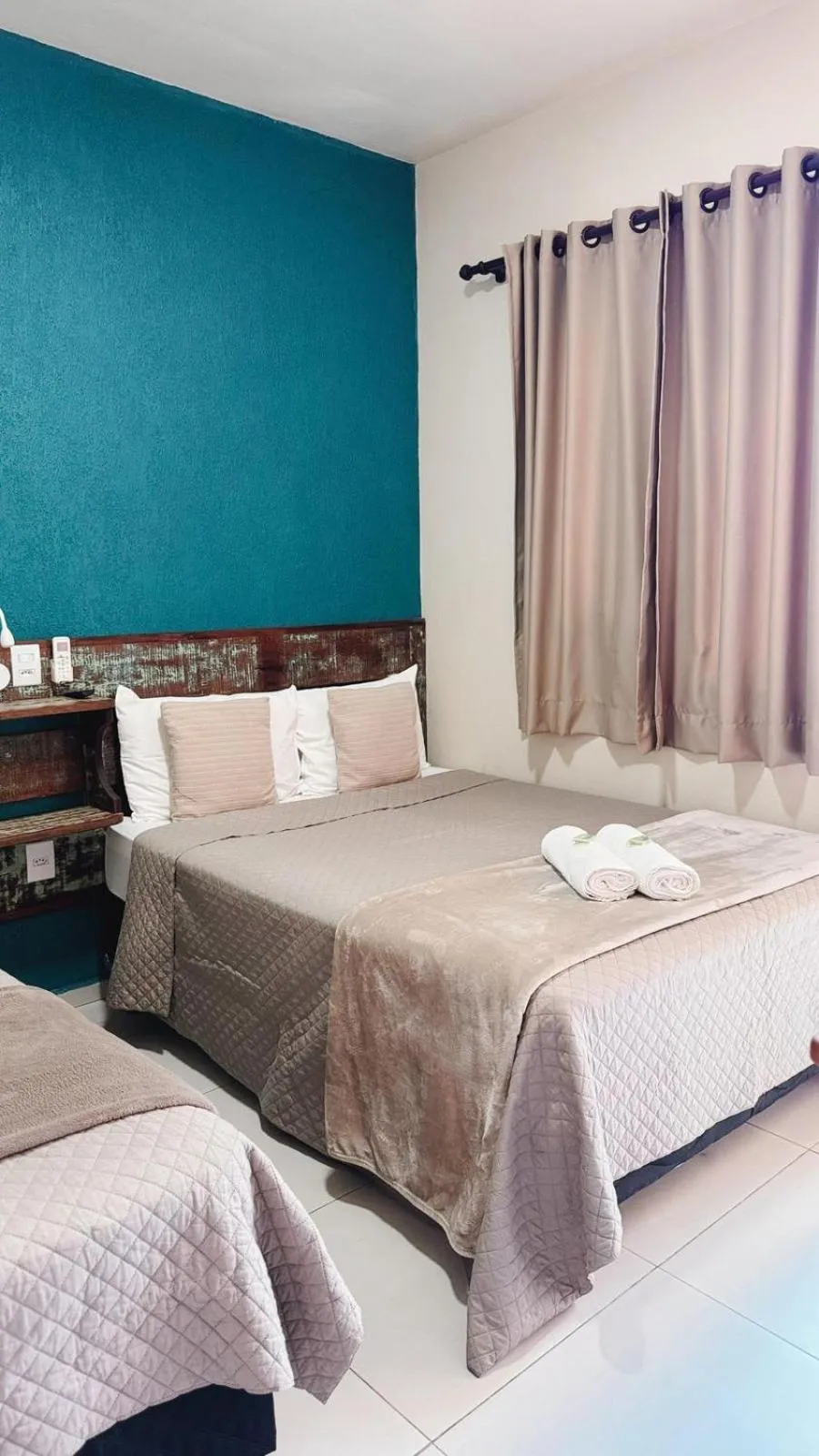 Bed in Pousada Paraíso Tropical