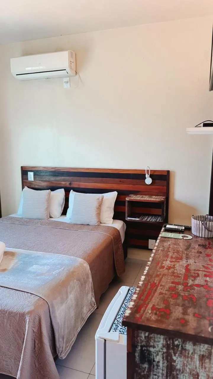 Bed in Pousada Paraíso Tropical