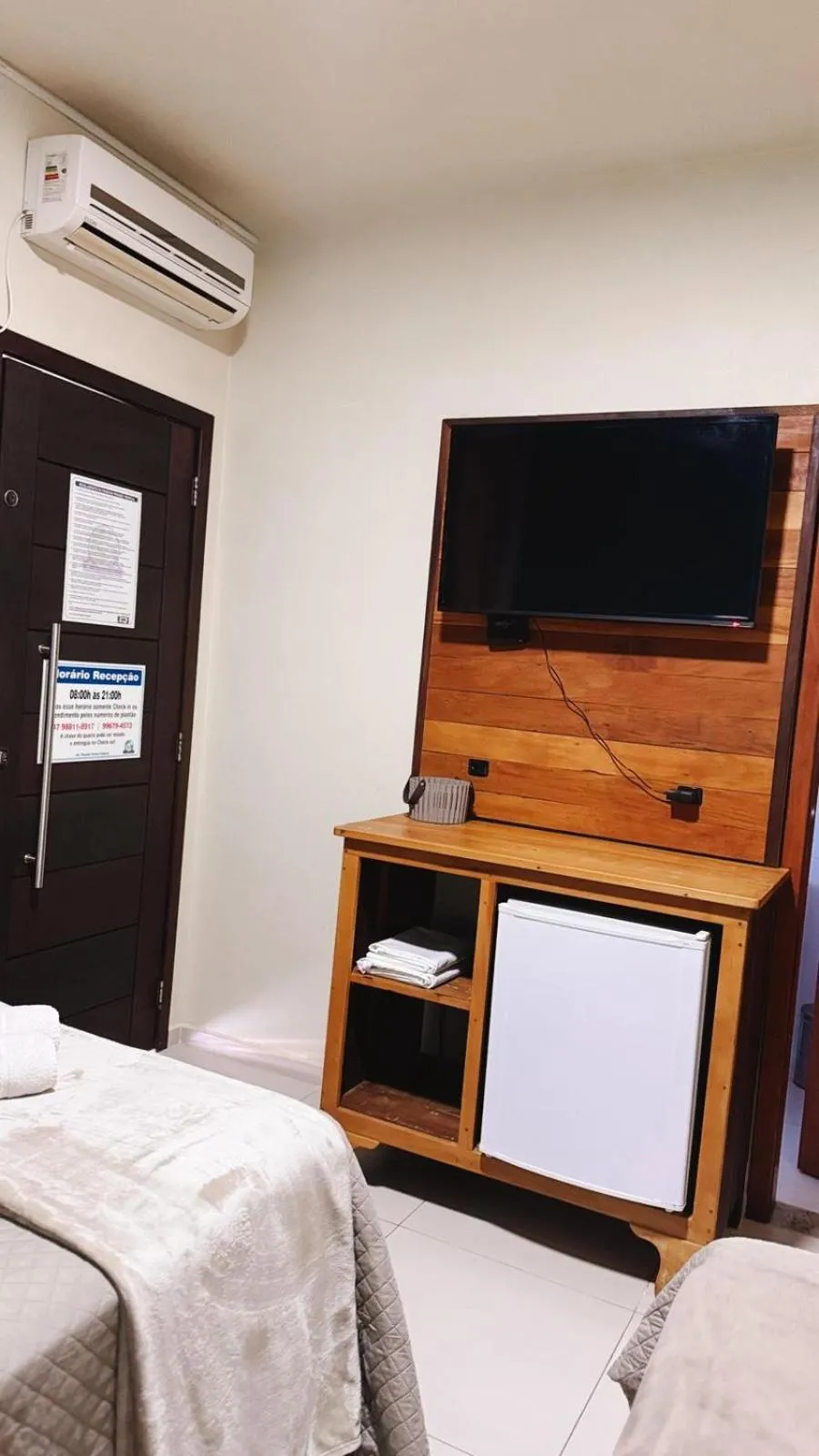 Bed in Pousada Paraíso Tropical