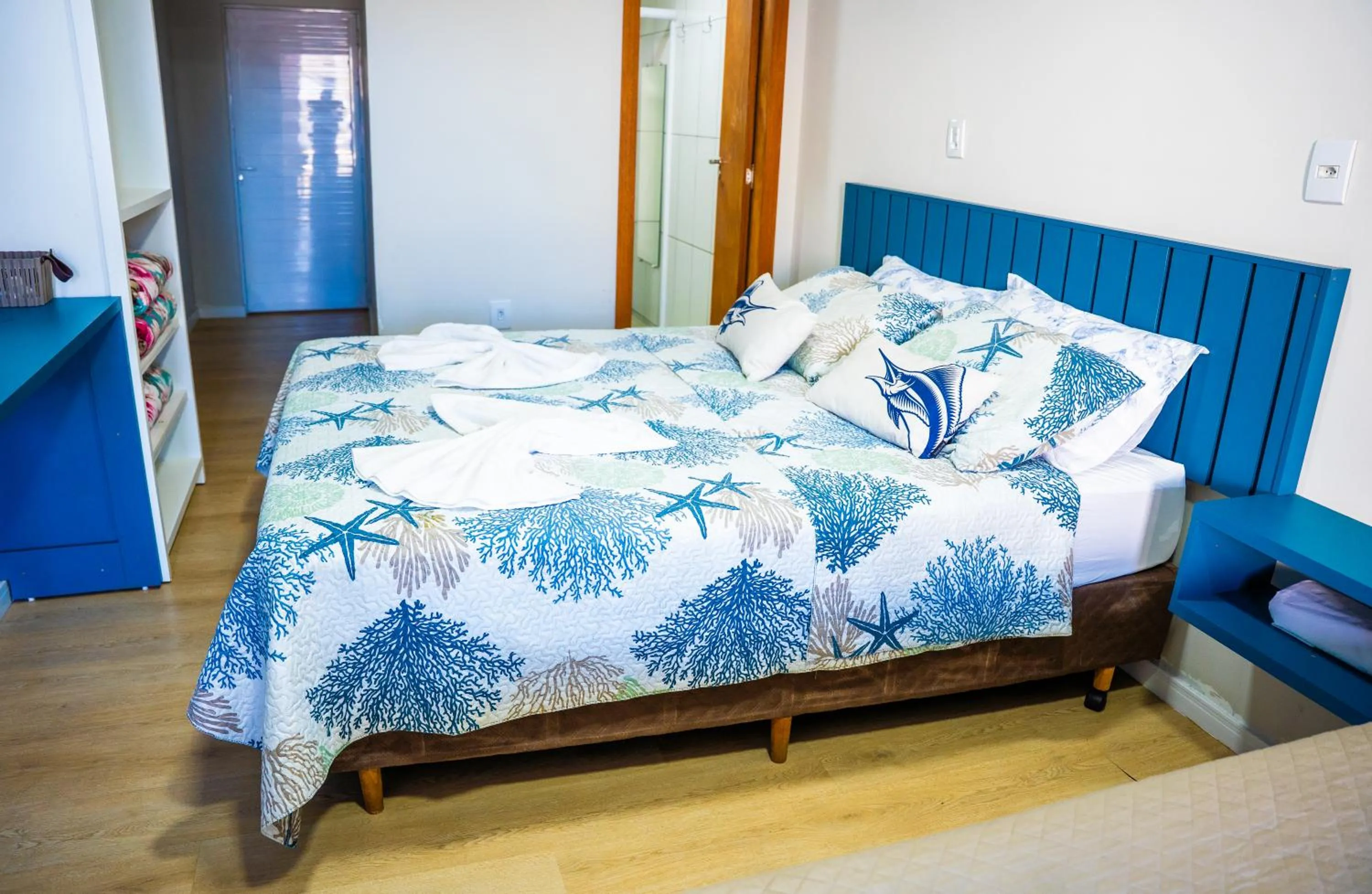 Bed in Pousada Paraíso Tropical