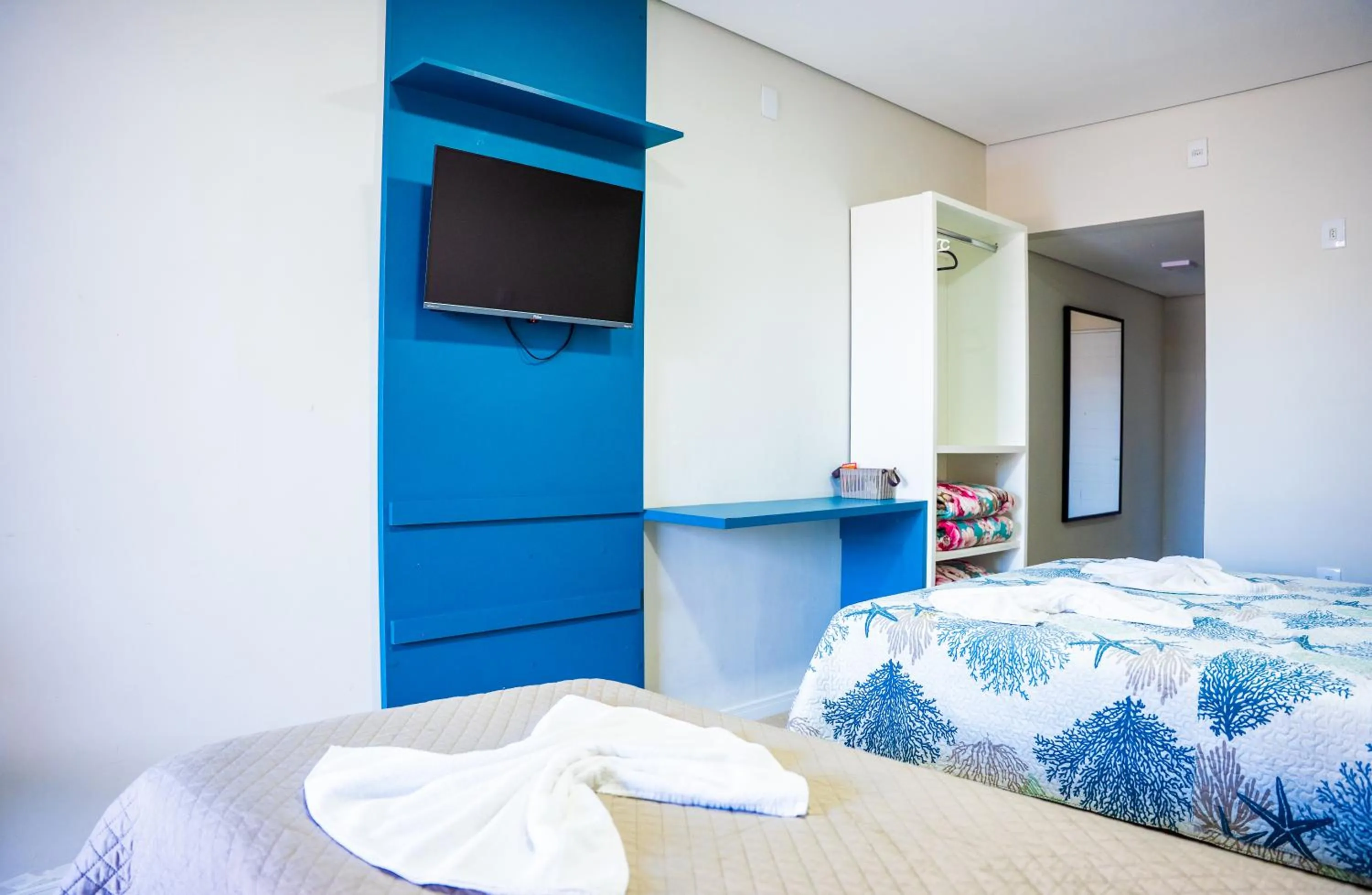 Bed in Pousada Paraíso Tropical