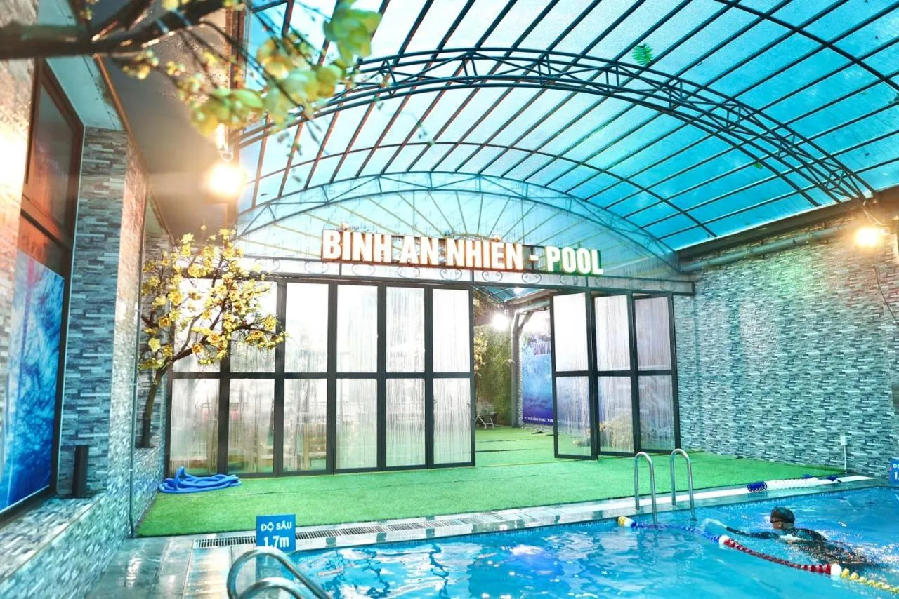Swimming pool in Bình An Nhiên hotel