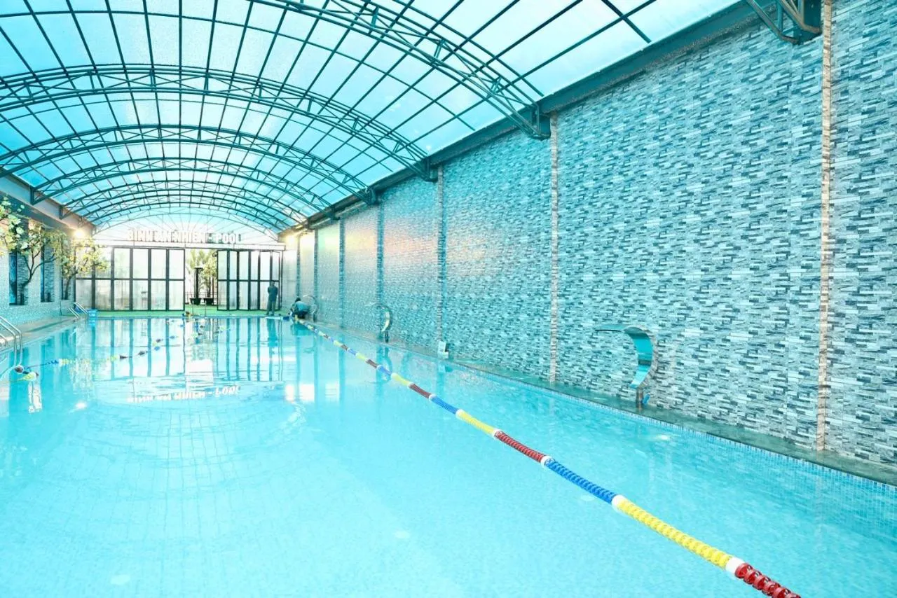 Swimming pool in Bình An Nhiên hotel