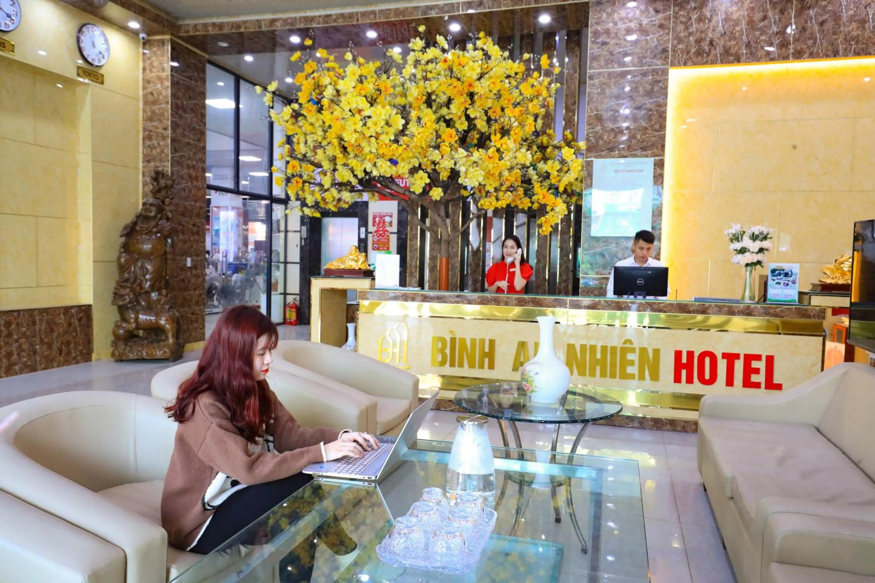 concierge in Bình An Nhiên hotel