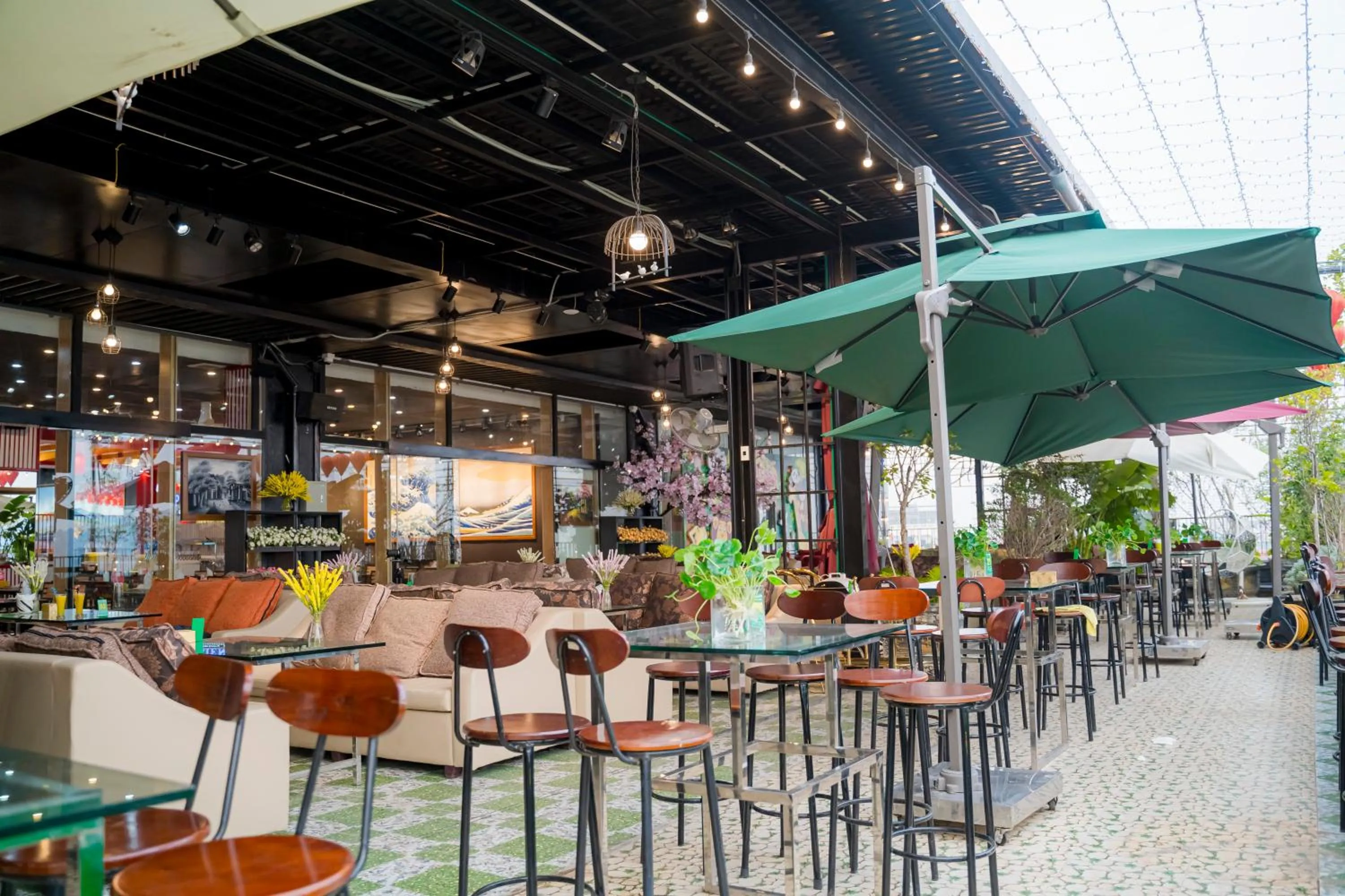 Lounge or bar in Bình An Nhiên hotel