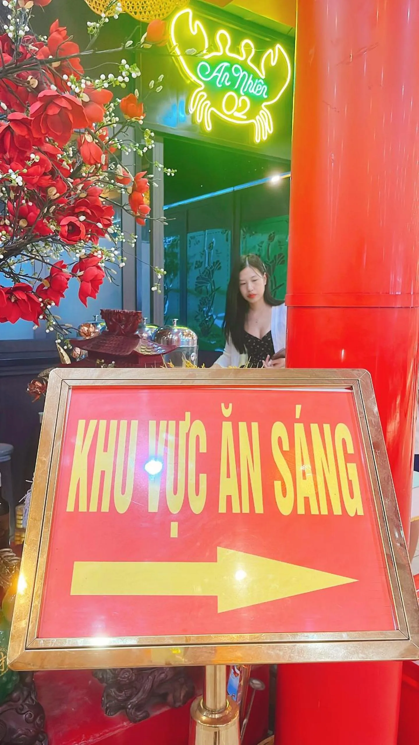 Dining area in Bình An Nhiên hotel