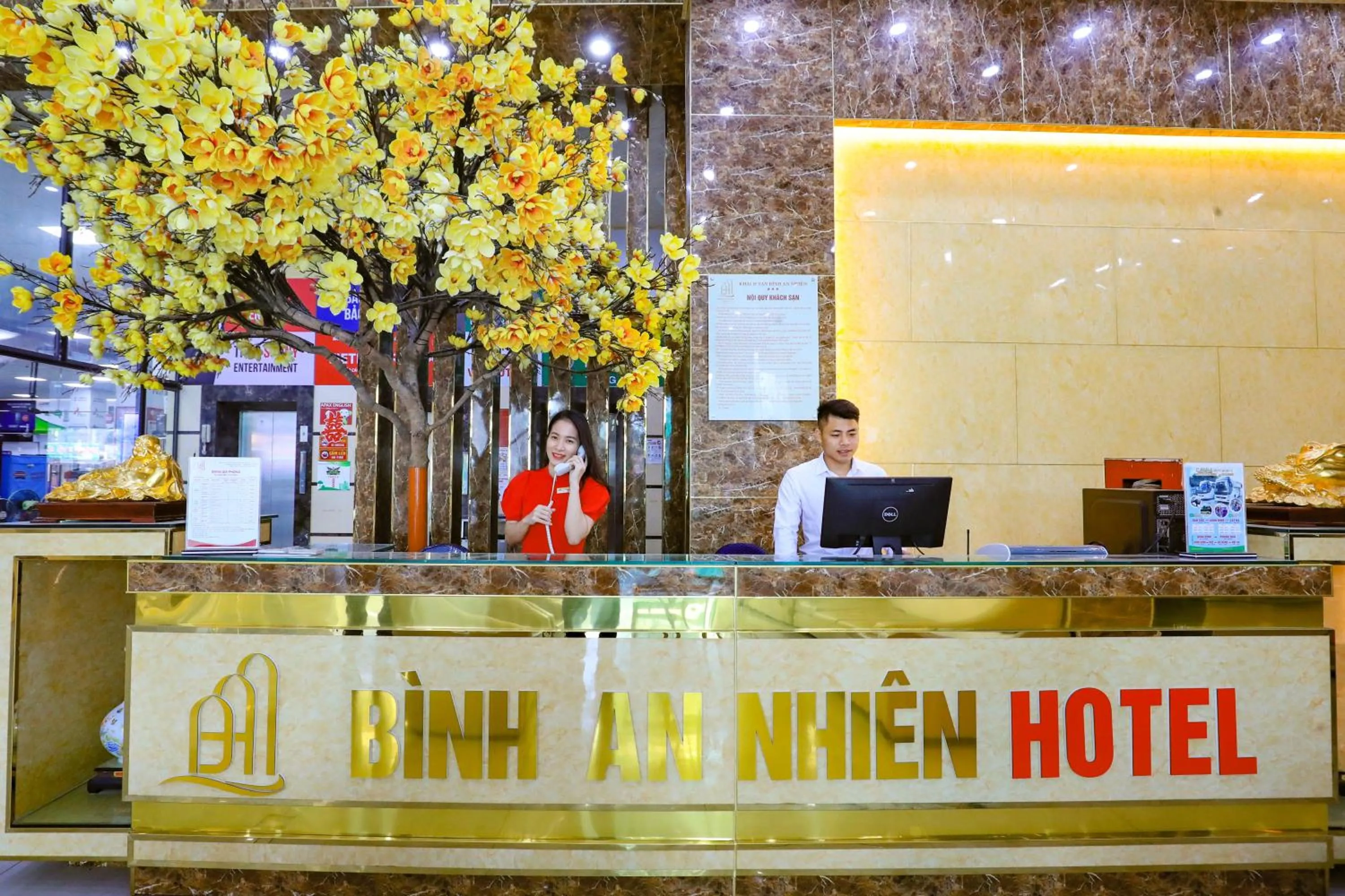 Lobby or reception in Bình An Nhiên hotel