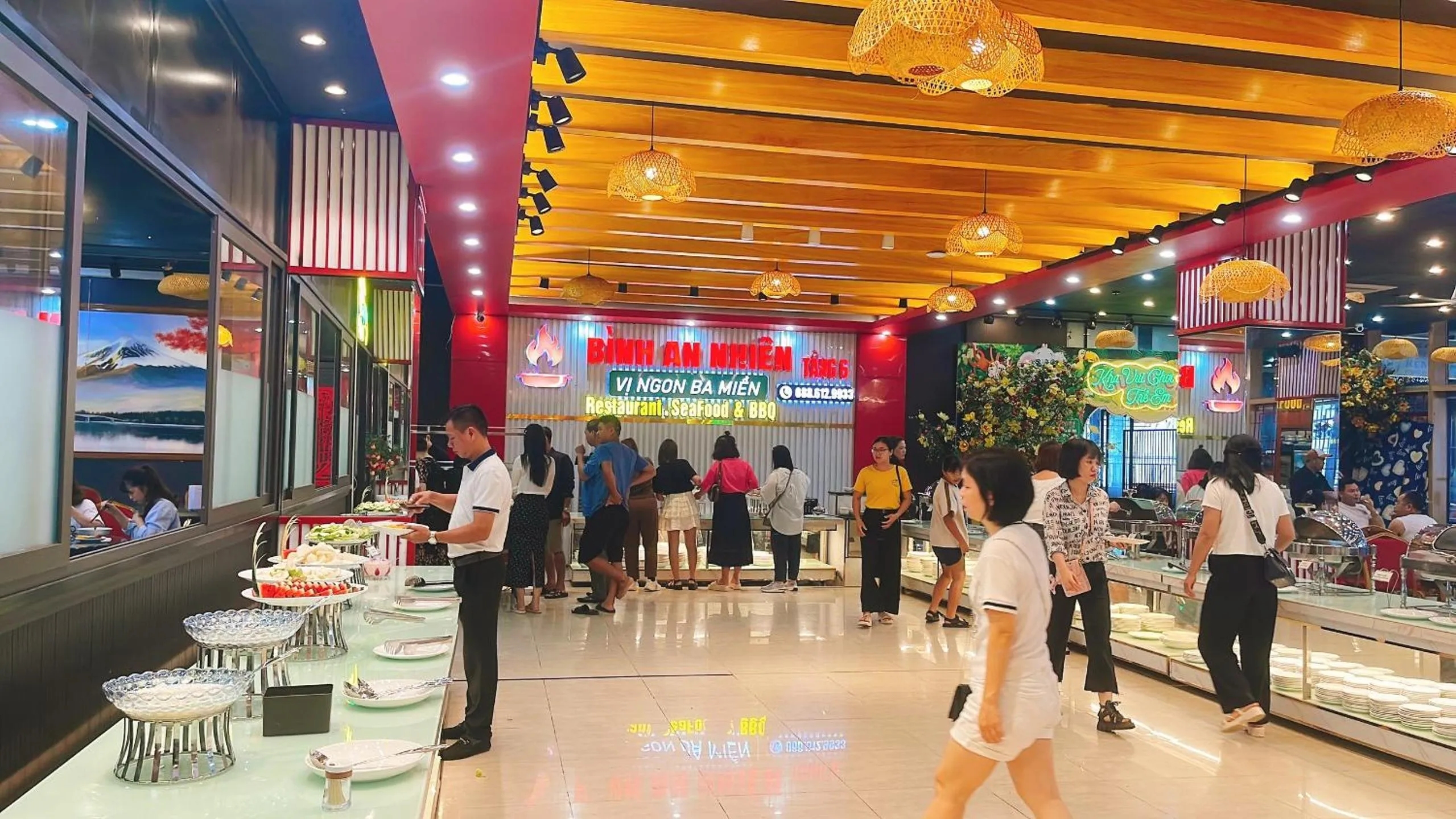 Dining area in Bình An Nhiên hotel