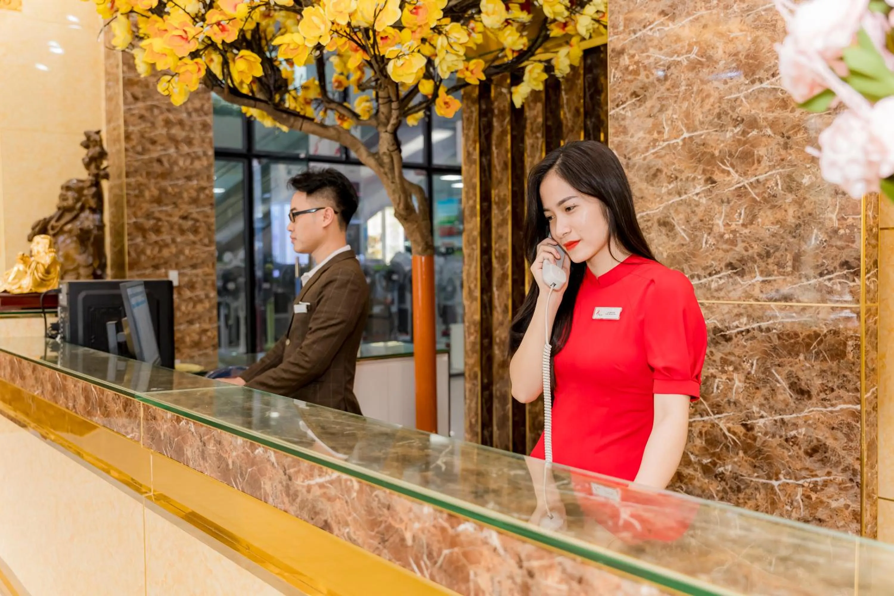 Lobby or reception in Bình An Nhiên hotel