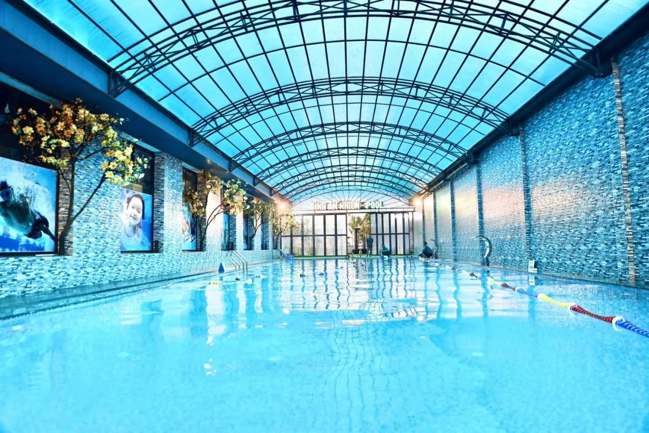 Swimming pool in Bình An Nhiên hotel