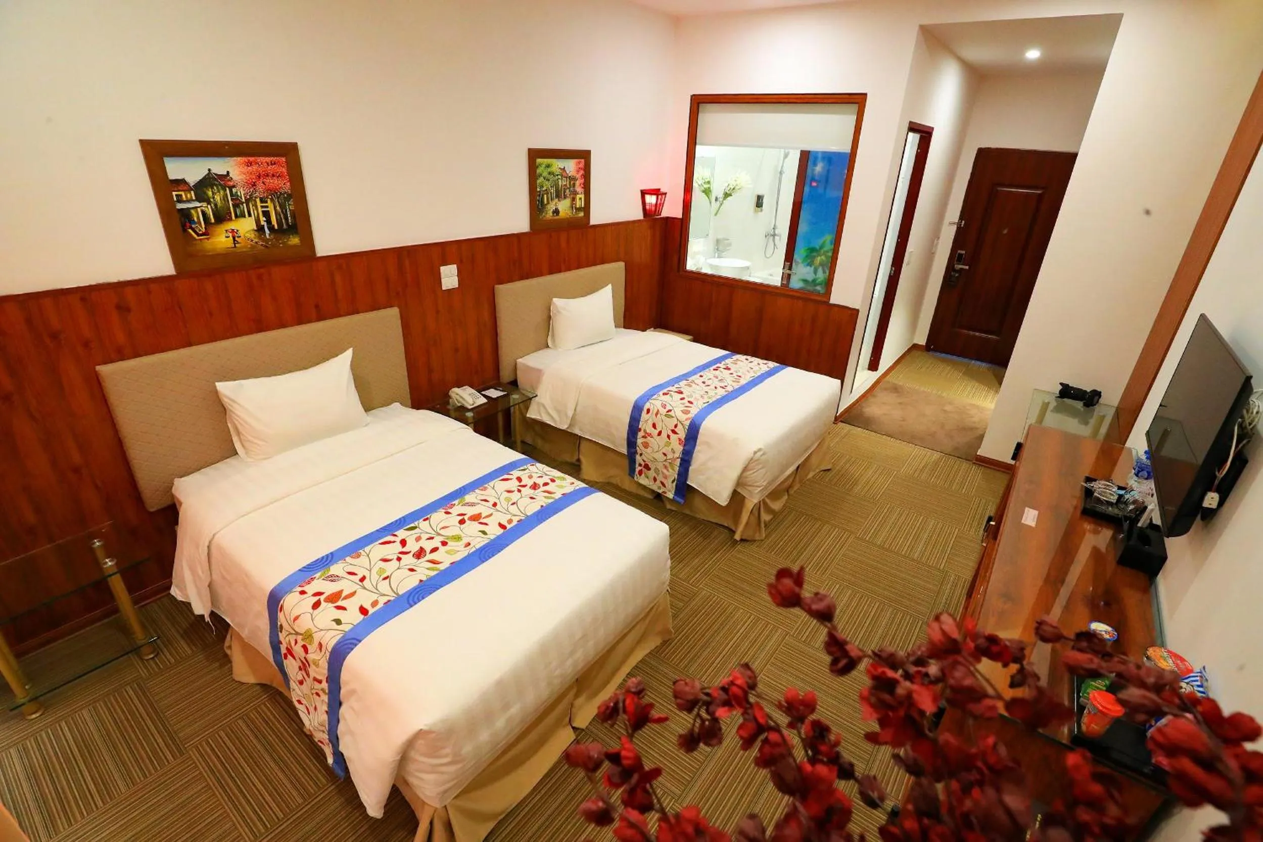 Bed in Bình An Nhiên hotel