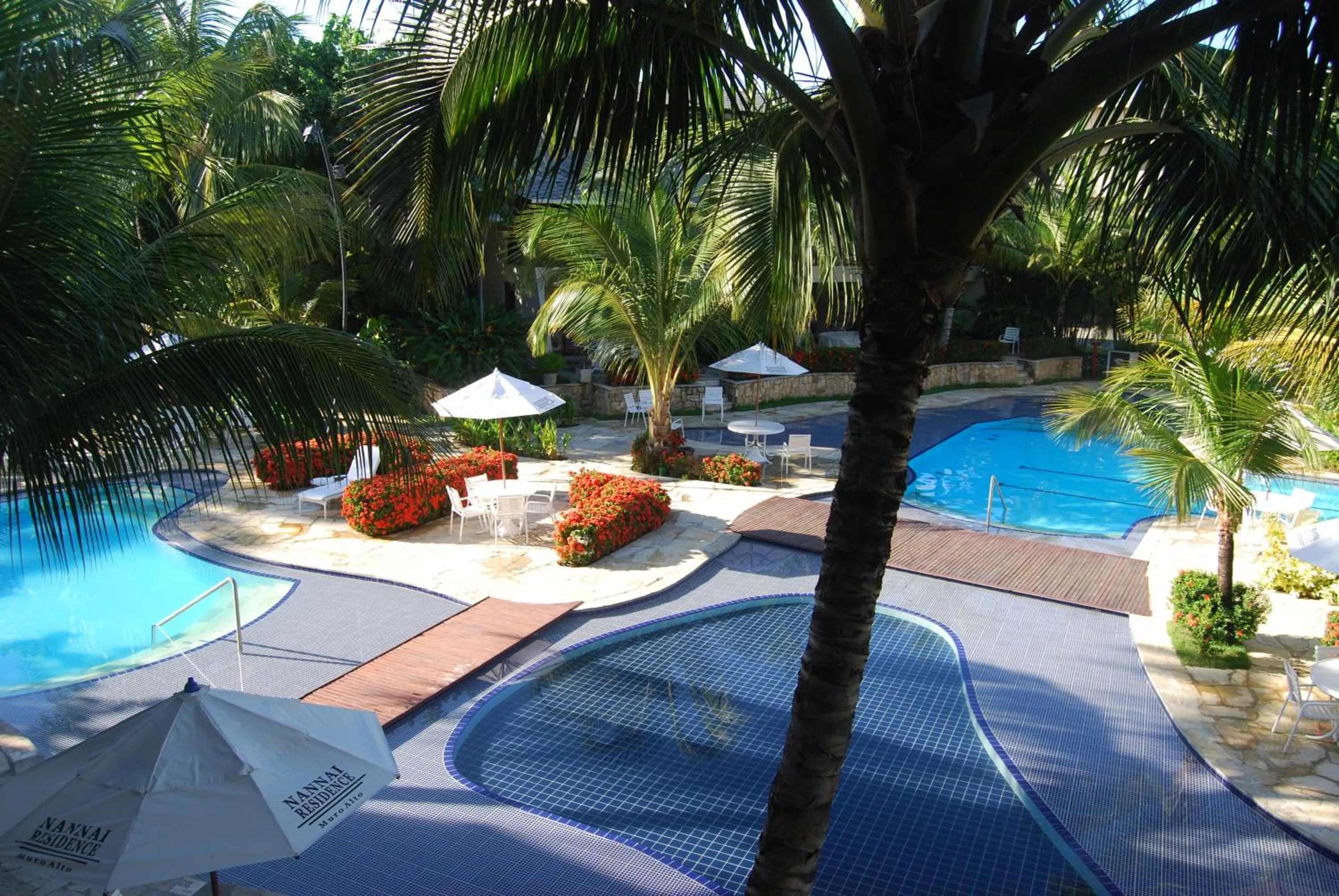 Pool view in Flats Nannai Residence Vilas