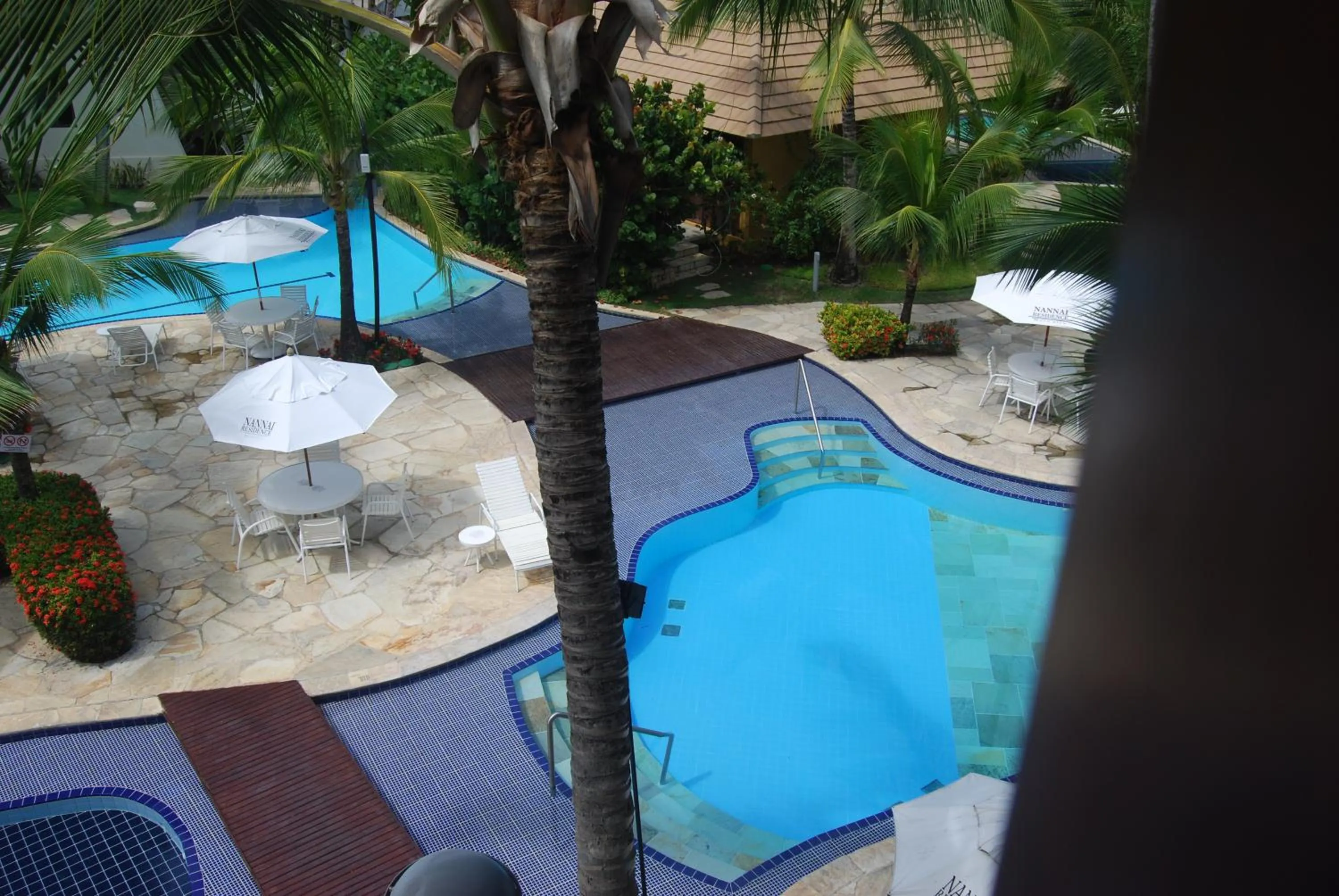 Pool view in Flats Nannai Residence Vilas