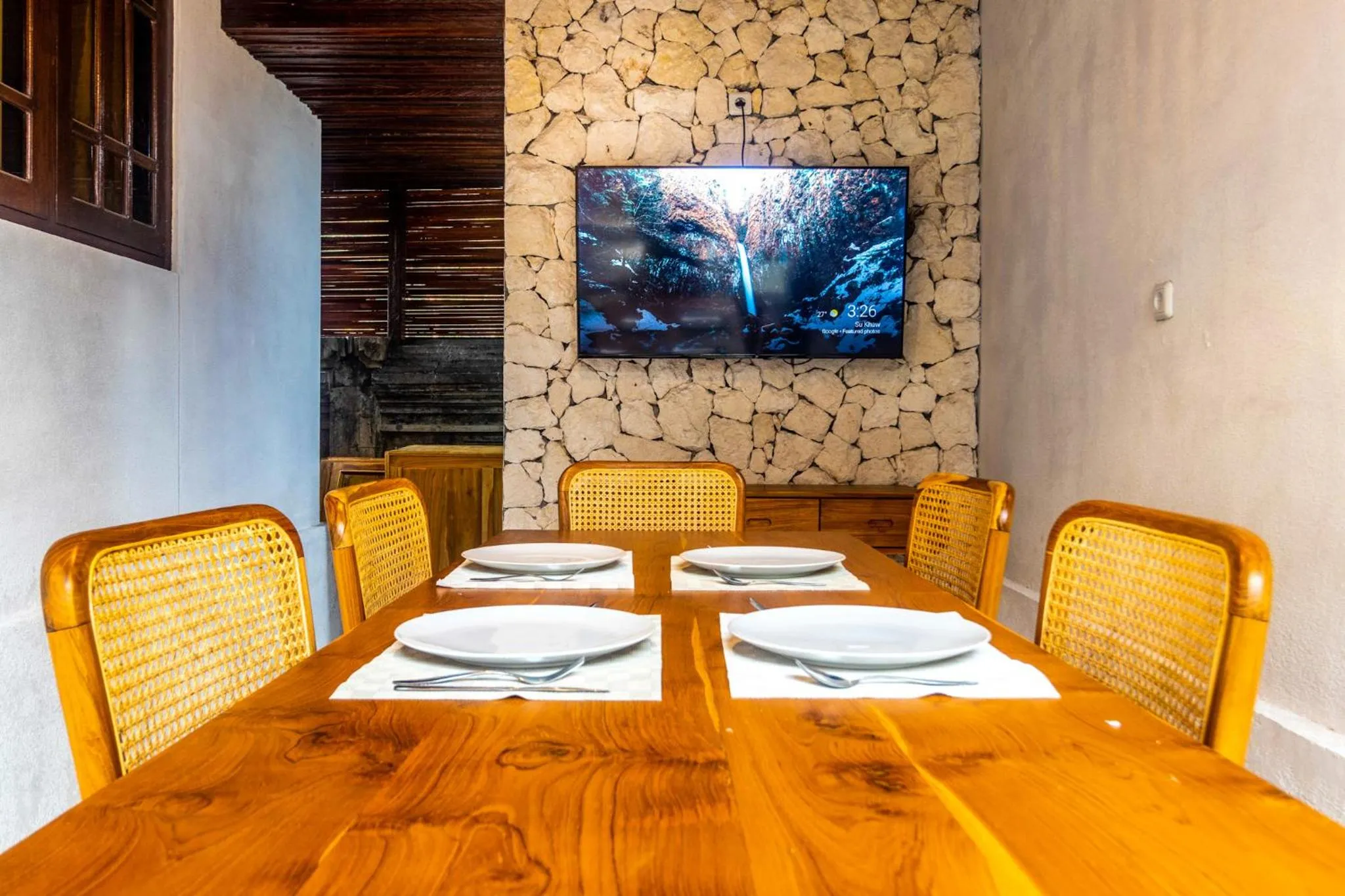 Communal lounge/ TV room in Alam Desa Homestay by AGATA