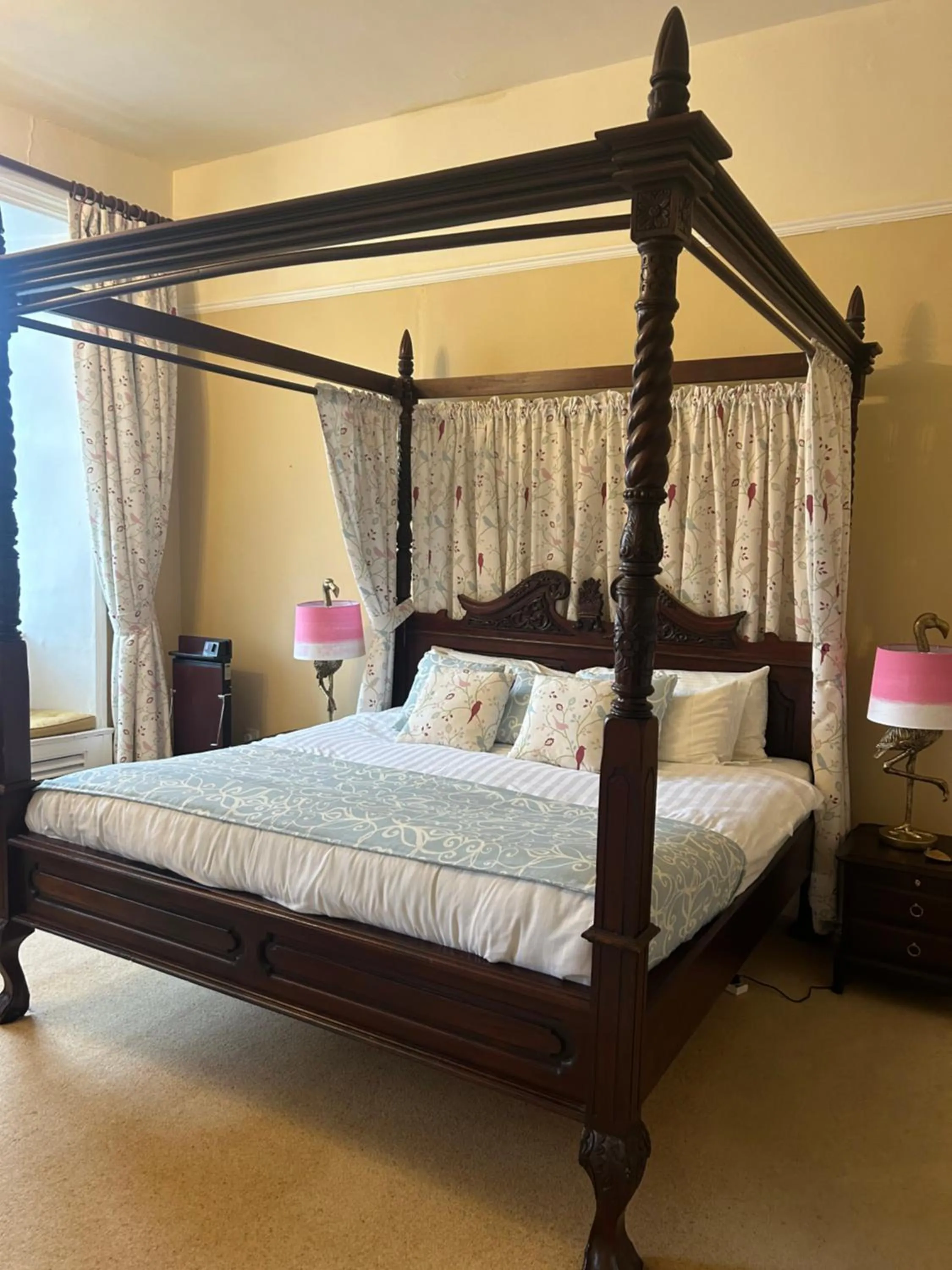 Bed in Moresby Hall Country House Hotel
