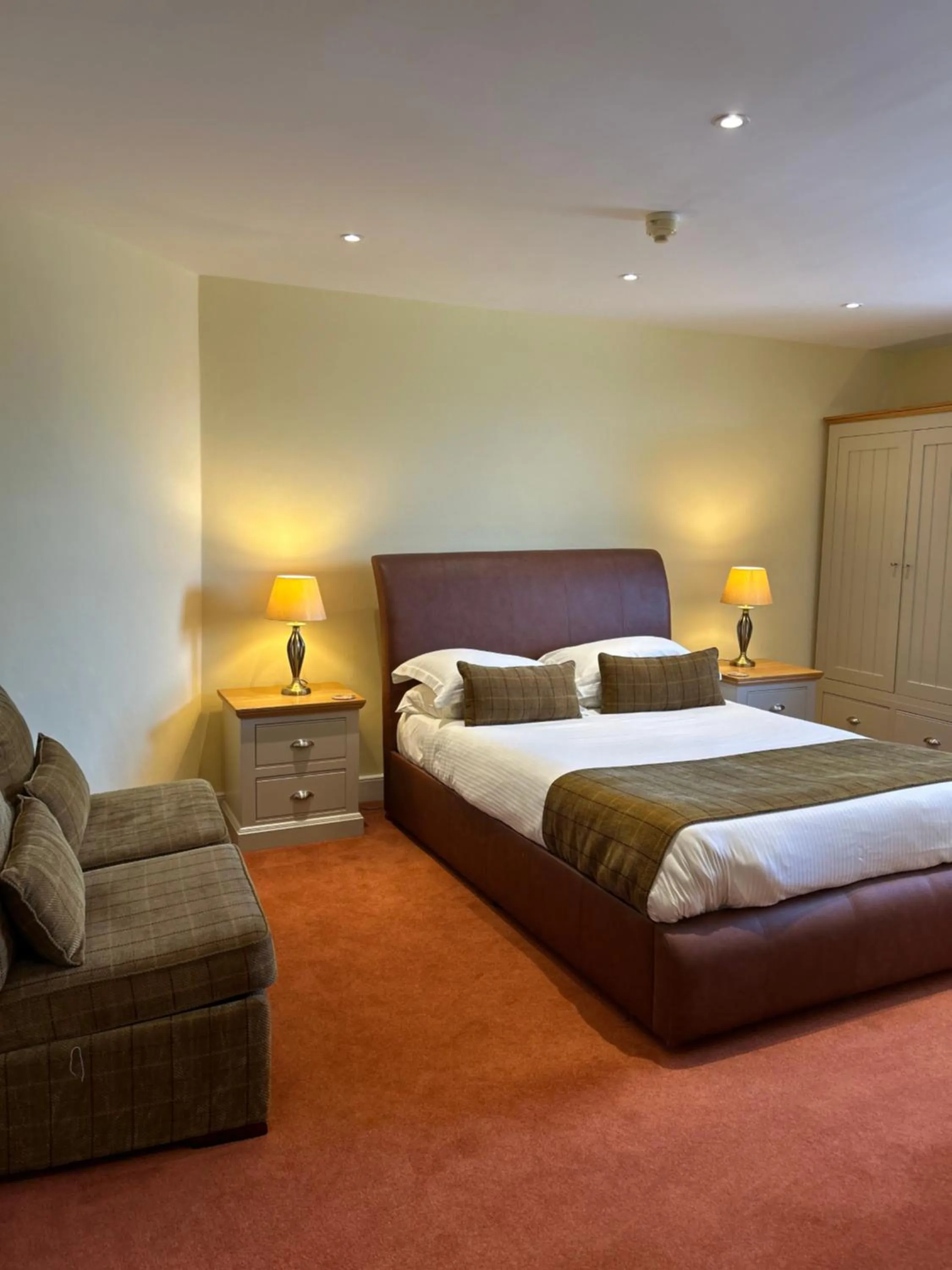 Photo of the whole room, Bed in Moresby Hall Country House Hotel