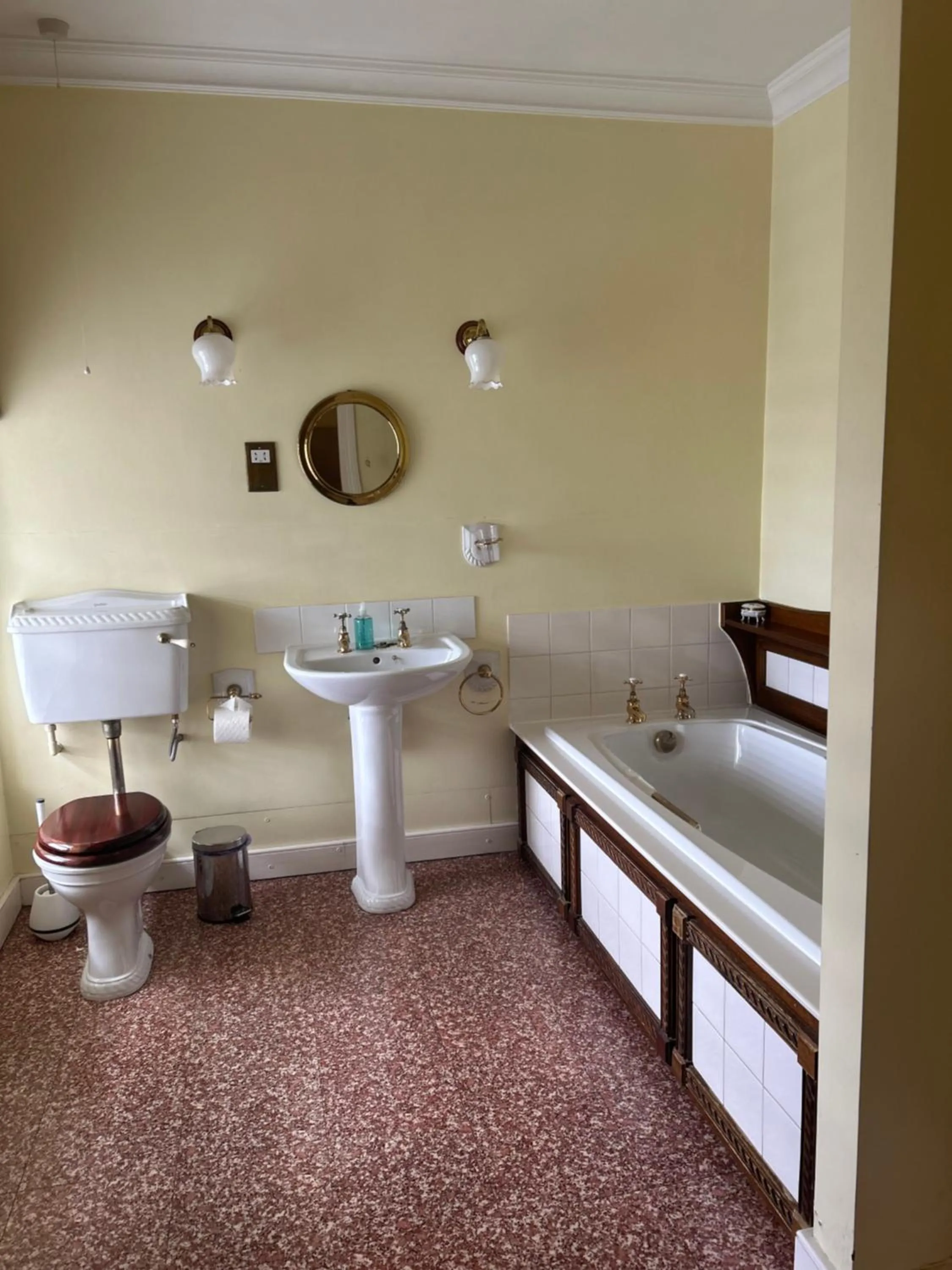 Bathroom in Moresby Hall Country House Hotel